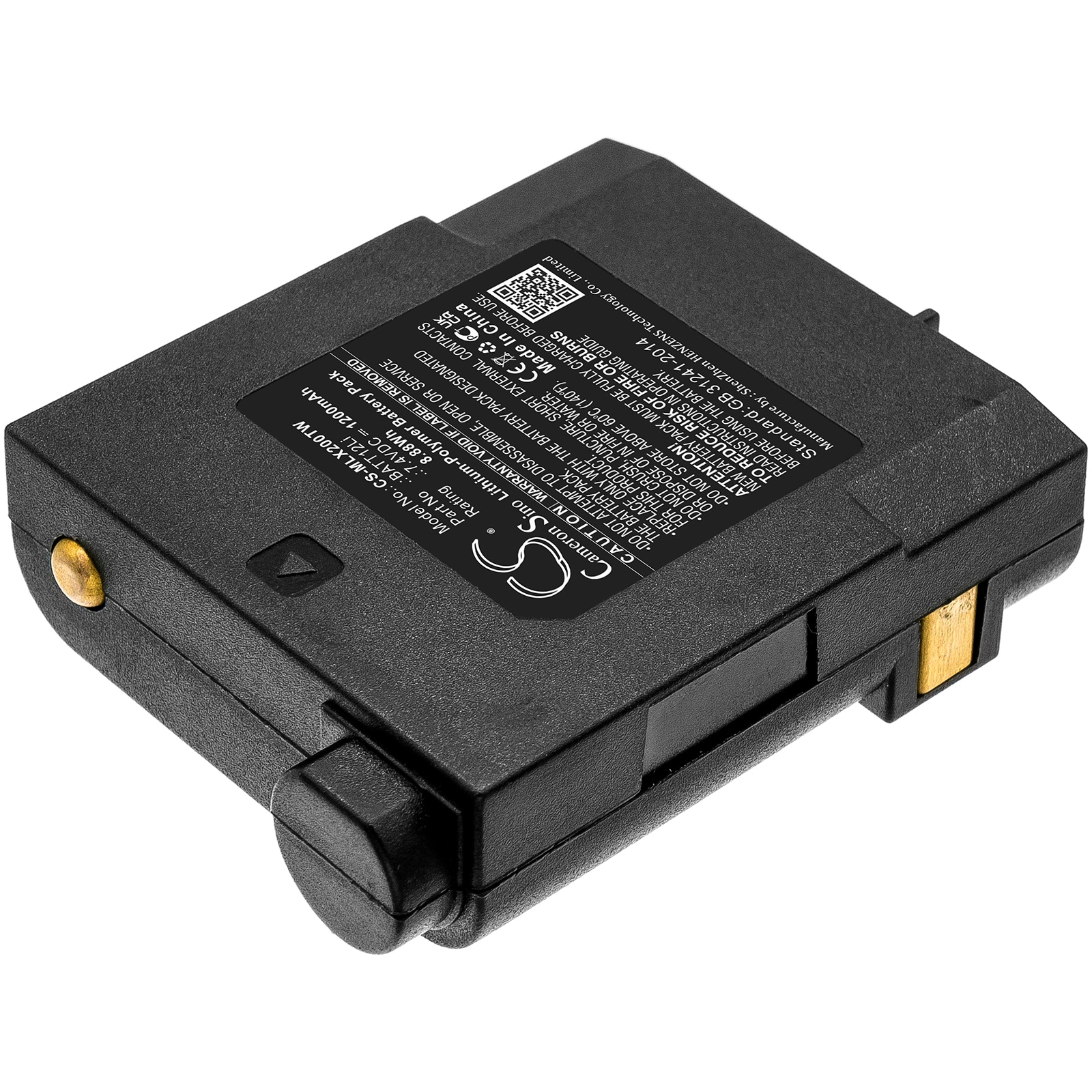 Batteri till Tvåvägsradio för Midland GXT2000, GXT2050, G7 Pro m.fl.