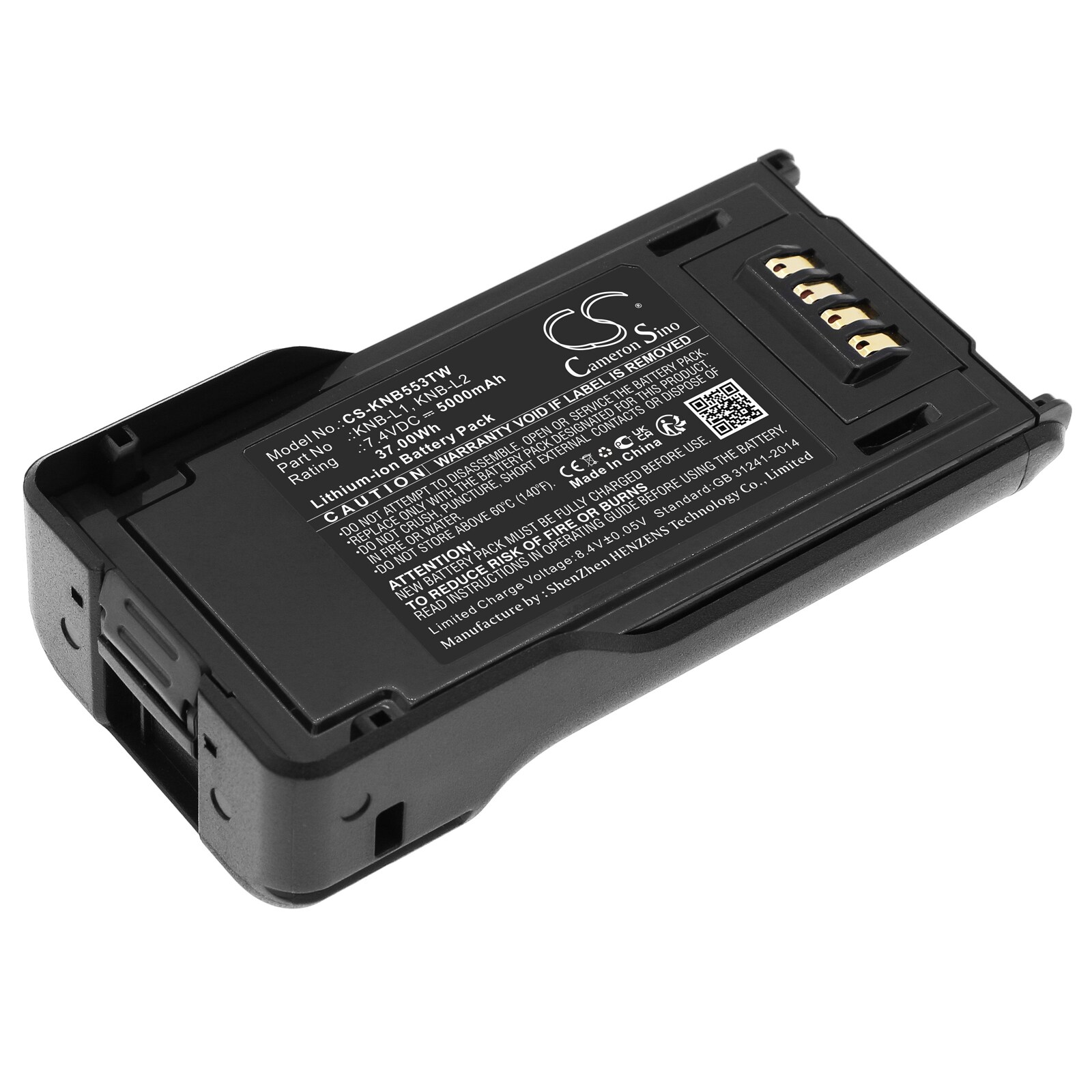 Batteri till Tvåvägsradio för Kenwood P25, TK-5230, TK-5330 m.fl.