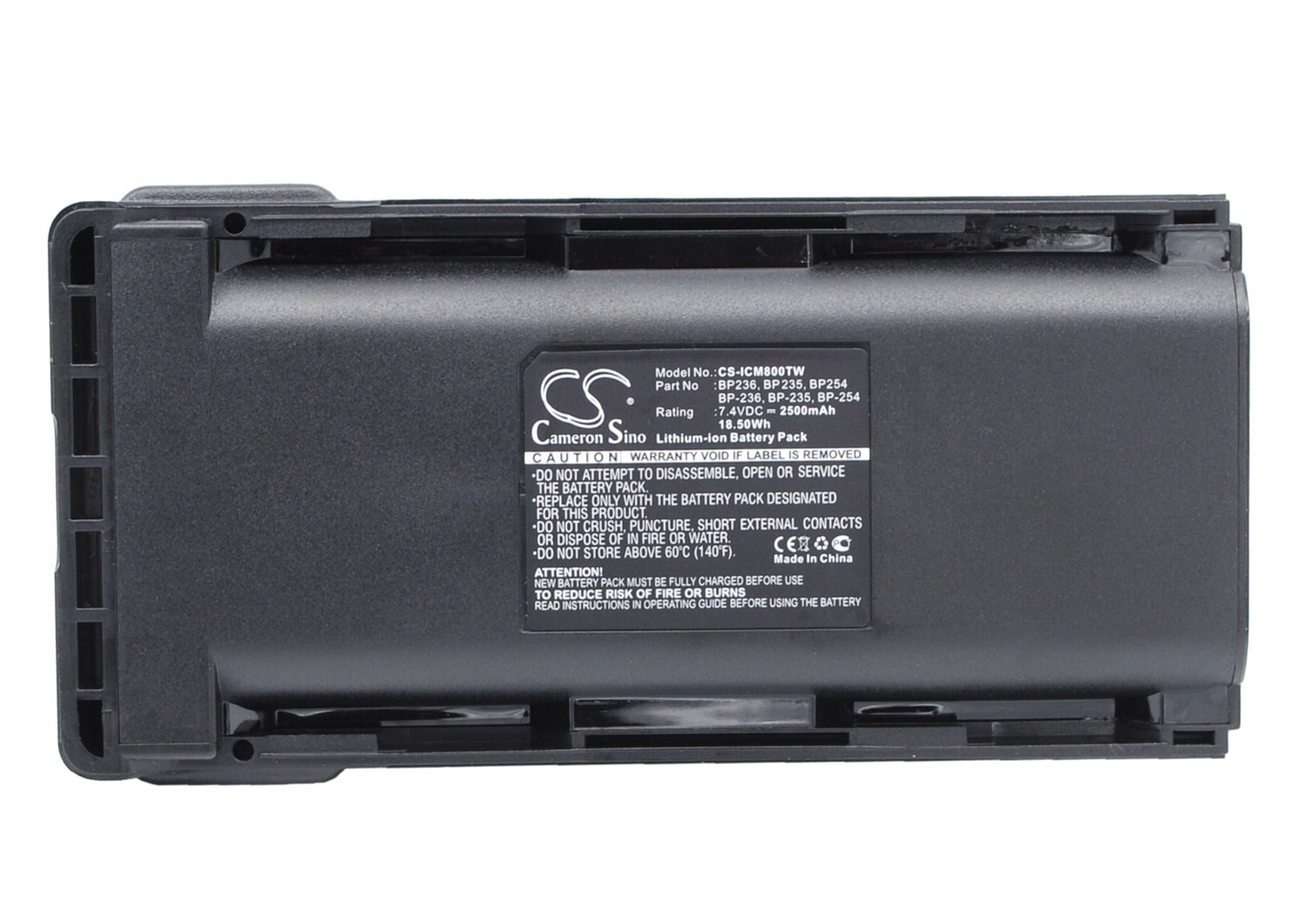 Batteri till Tvåvägsradio för ICOM IC-F70, IC-F80, IC-F70D m.fl.