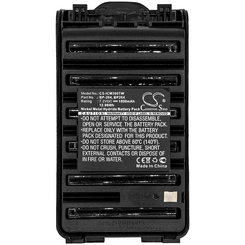 Batteri till Tvåvägsradio för ICOM IC-F3001, IC-F4001, IC-F3003 m.fl.