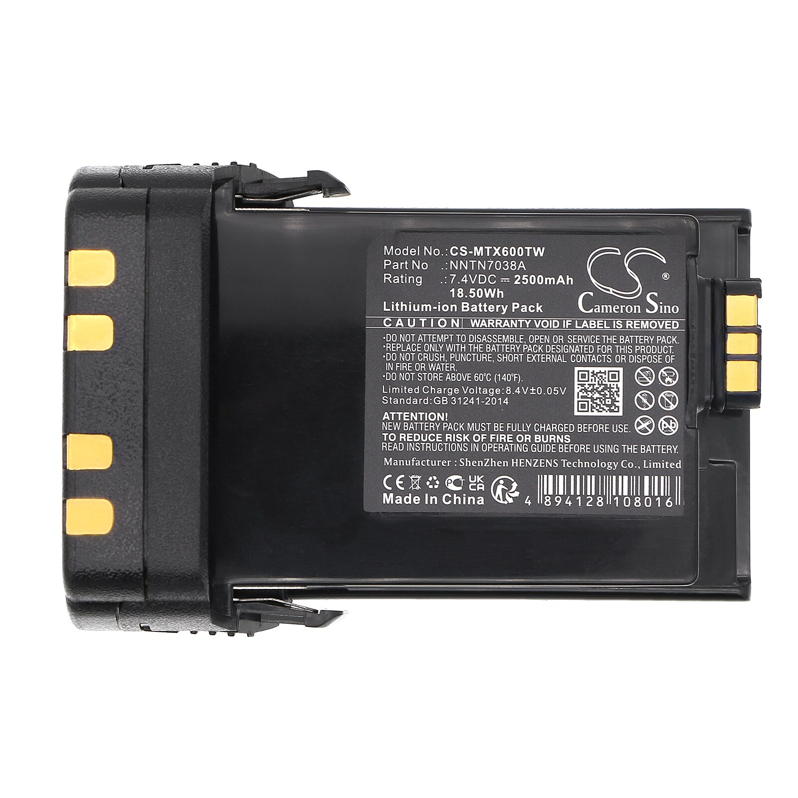 Batteri till Tvåvägsradio för Motorola APX6000, APX7000, APX8000 m.fl.