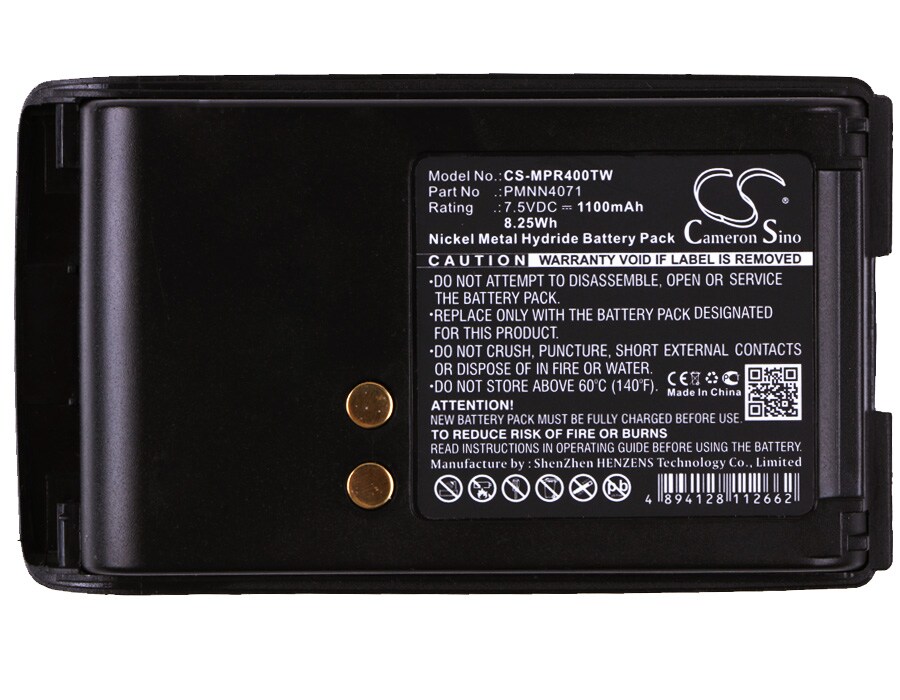 Batteri till Tvåvägsradio för Motorola Mag One BPR40, A8, A6 m.fl.