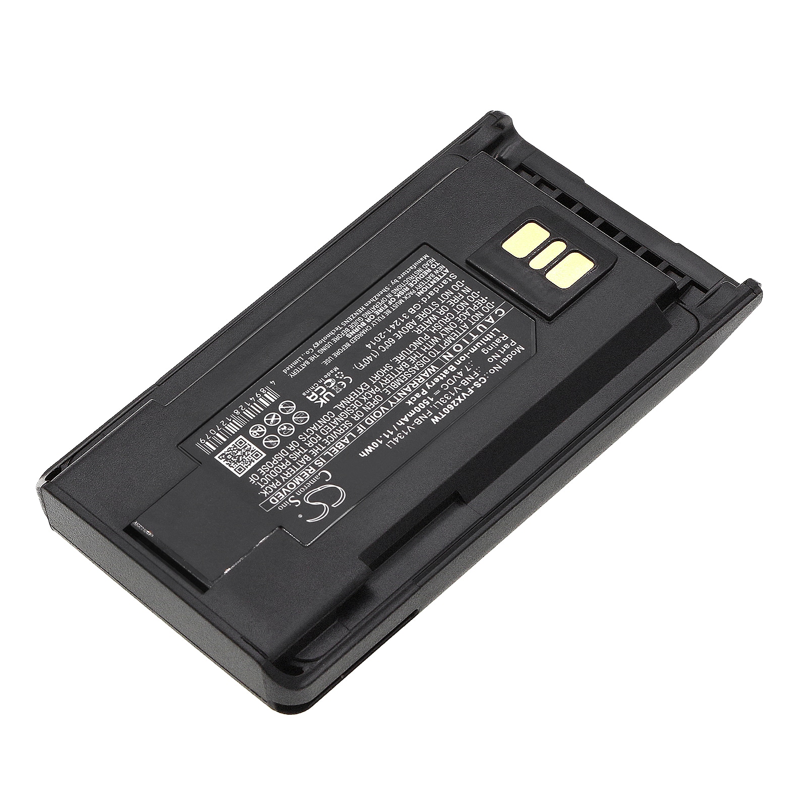 Batteri till Tvåvägsradio för Vertex VX-260, VX-261, EVX-530 m.fl.