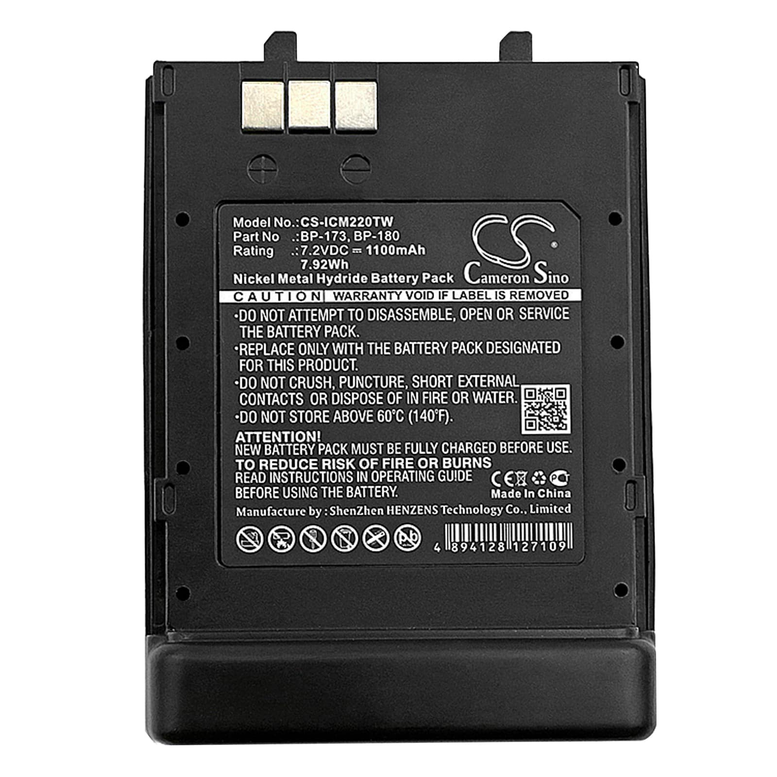 Batteri till Tvåvägsradio för Icom IC-T7, IC-T7A, IC-T7H m.fl.