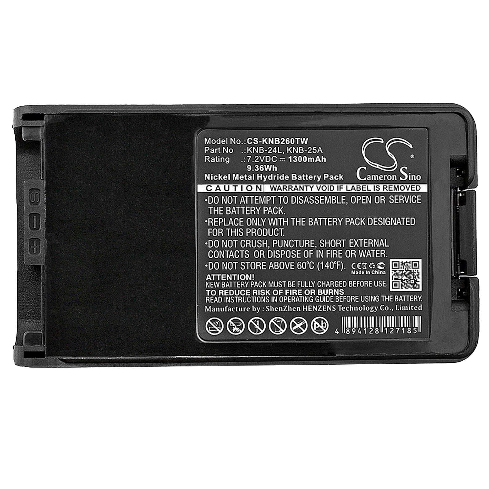 Batteri till Tvåvägsradio för Kenwood TK-3140, TK-2140, TK-2160 m.fl.