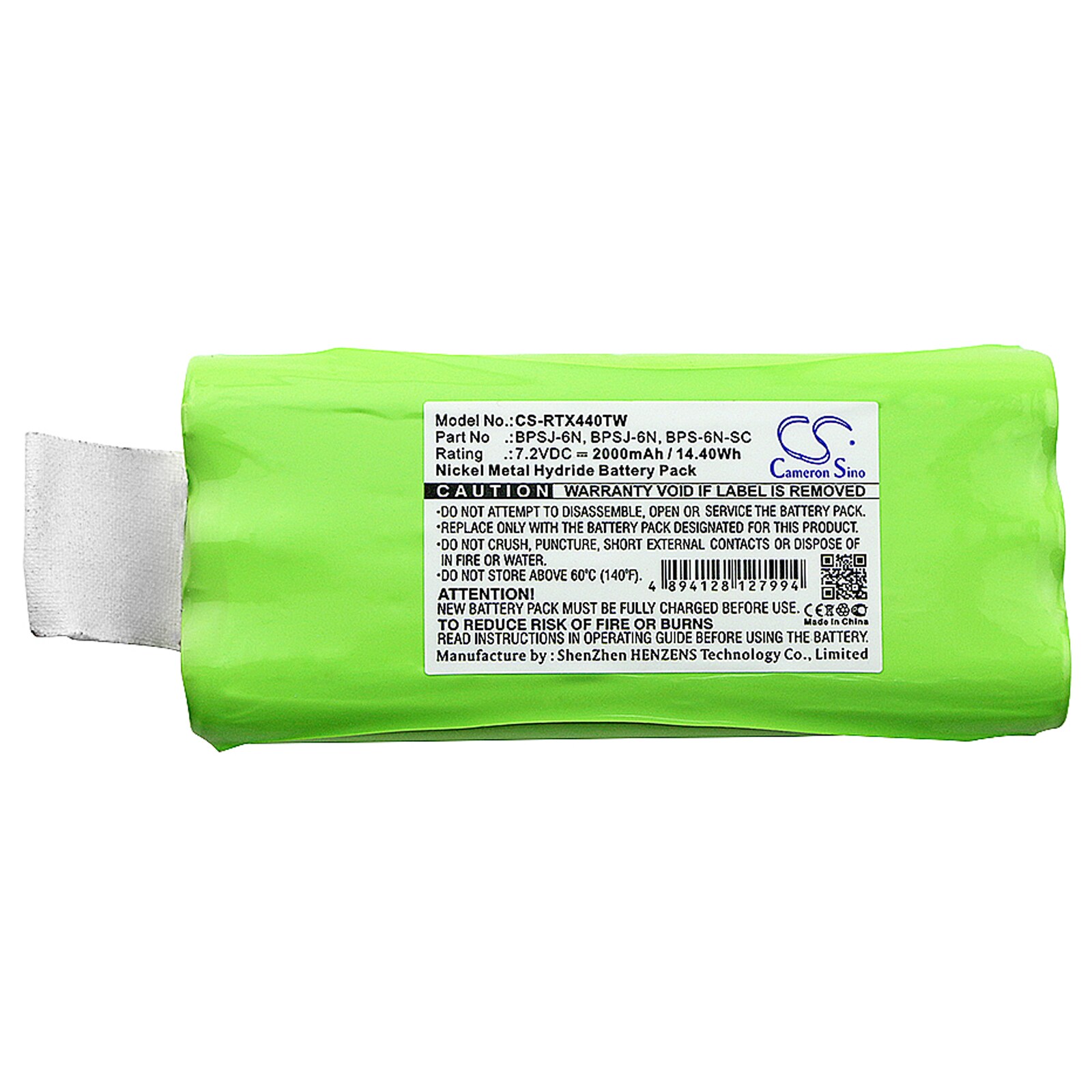 Batteri till Tvåvägsradio för Ritron JMX 441D, JMX II, JMX IV m.fl.