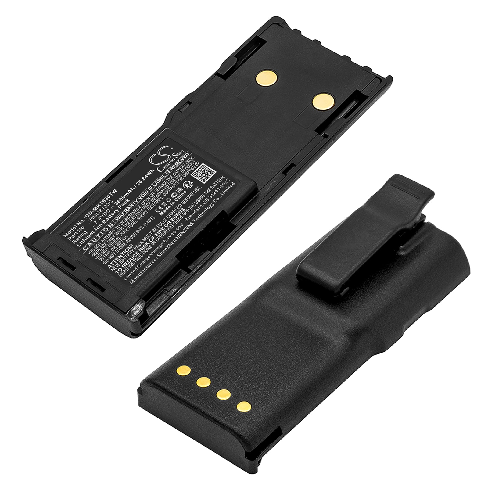 Batteri till Tvåvägsradio för Motorola CP250, CP450, CP450LS m.fl.
