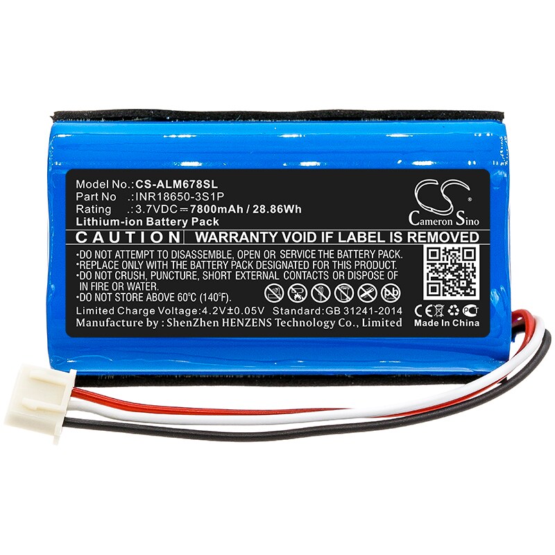 Batteri till Högtalare för Altec Lansing Omni Jacket, iMW678, iMW678-BLK m.fl.