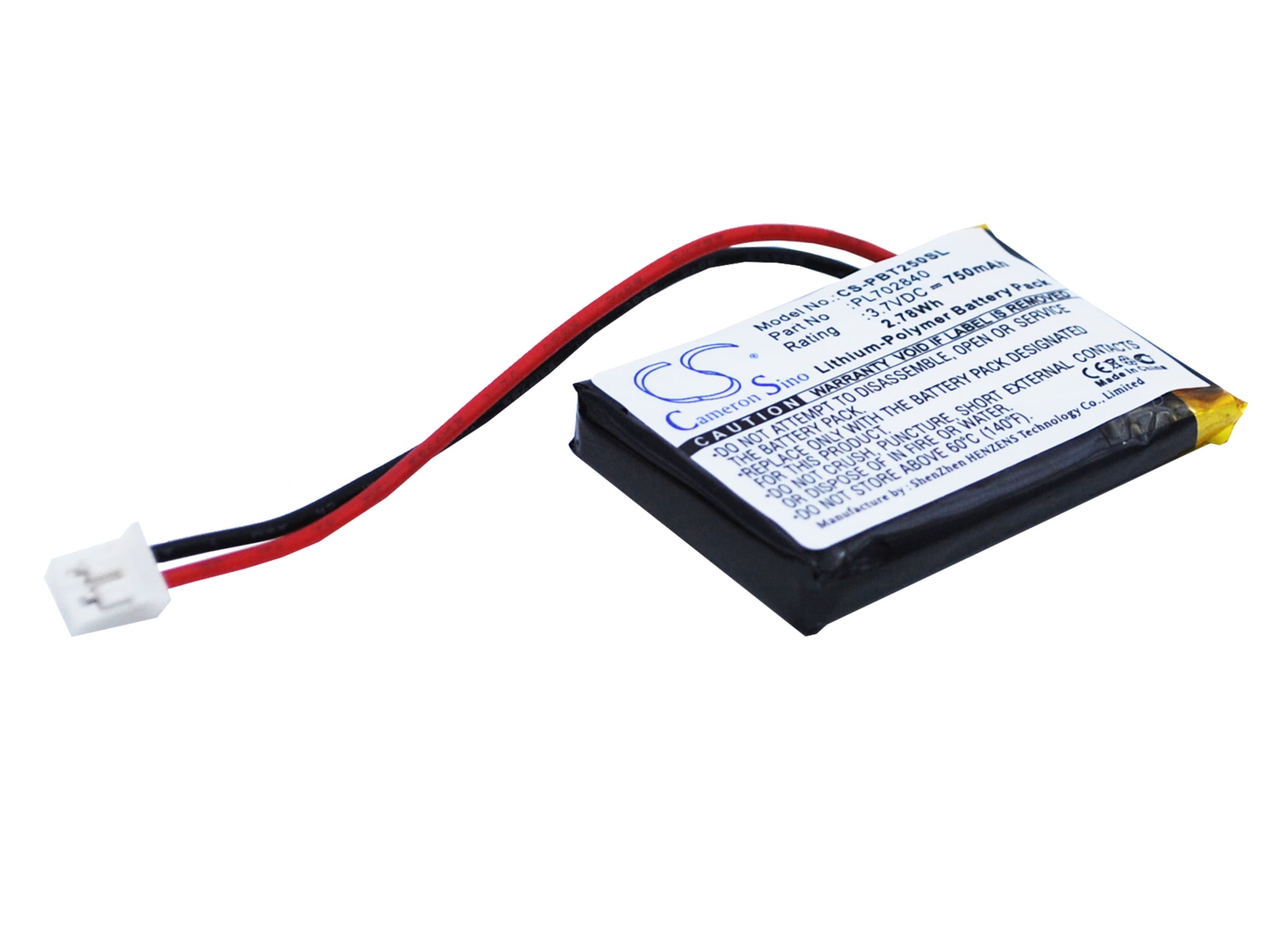 Batteri till Högtalare för Philips BT2500, BT2500W, BT2500B m.fl.