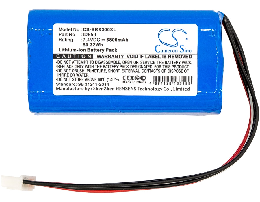 Batteri till Högtalare för Sony SRS-X30, SRS-XB3, SRS-XB30 m.fl.