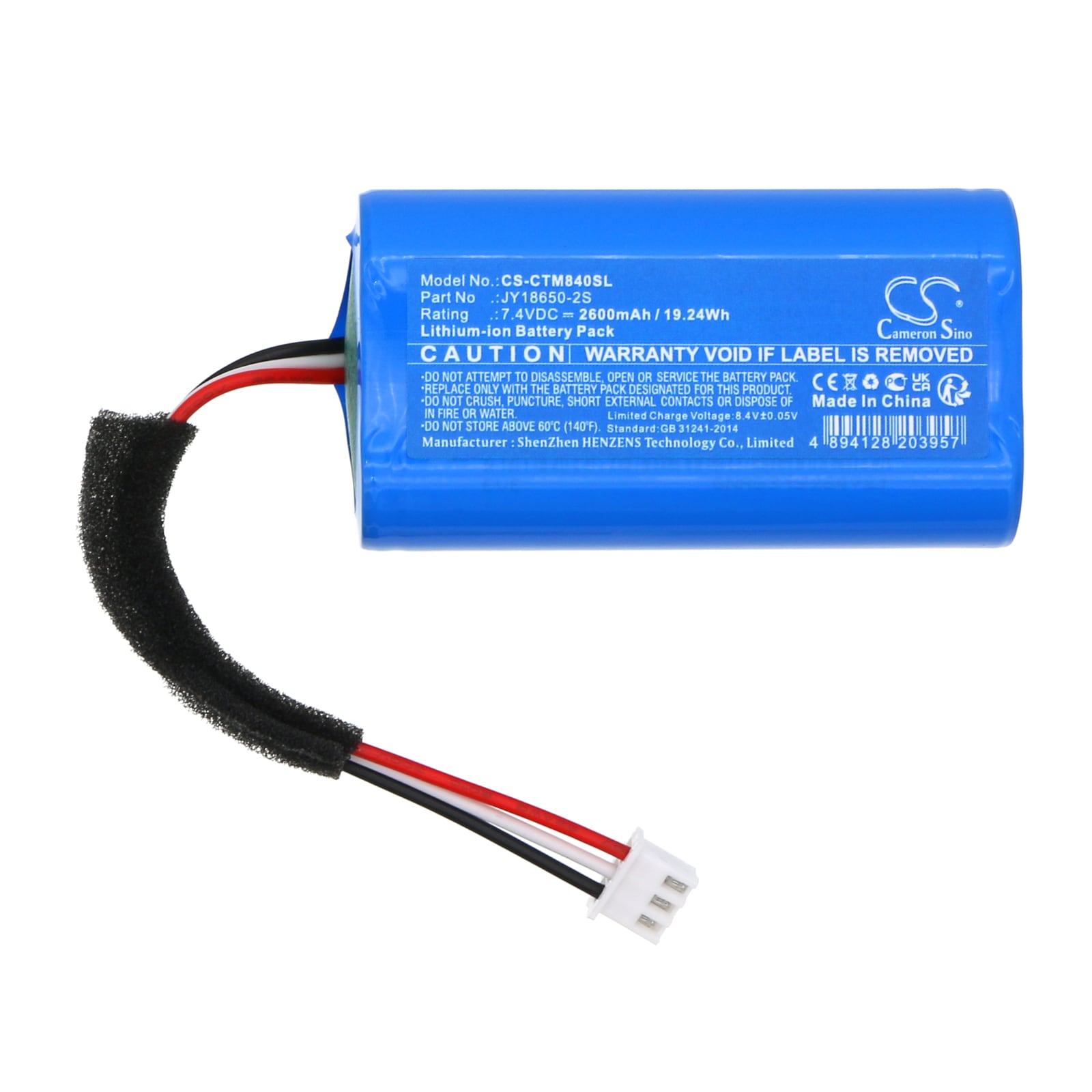 Batteri till Högtalare för Creative MUVO Go, MF8405