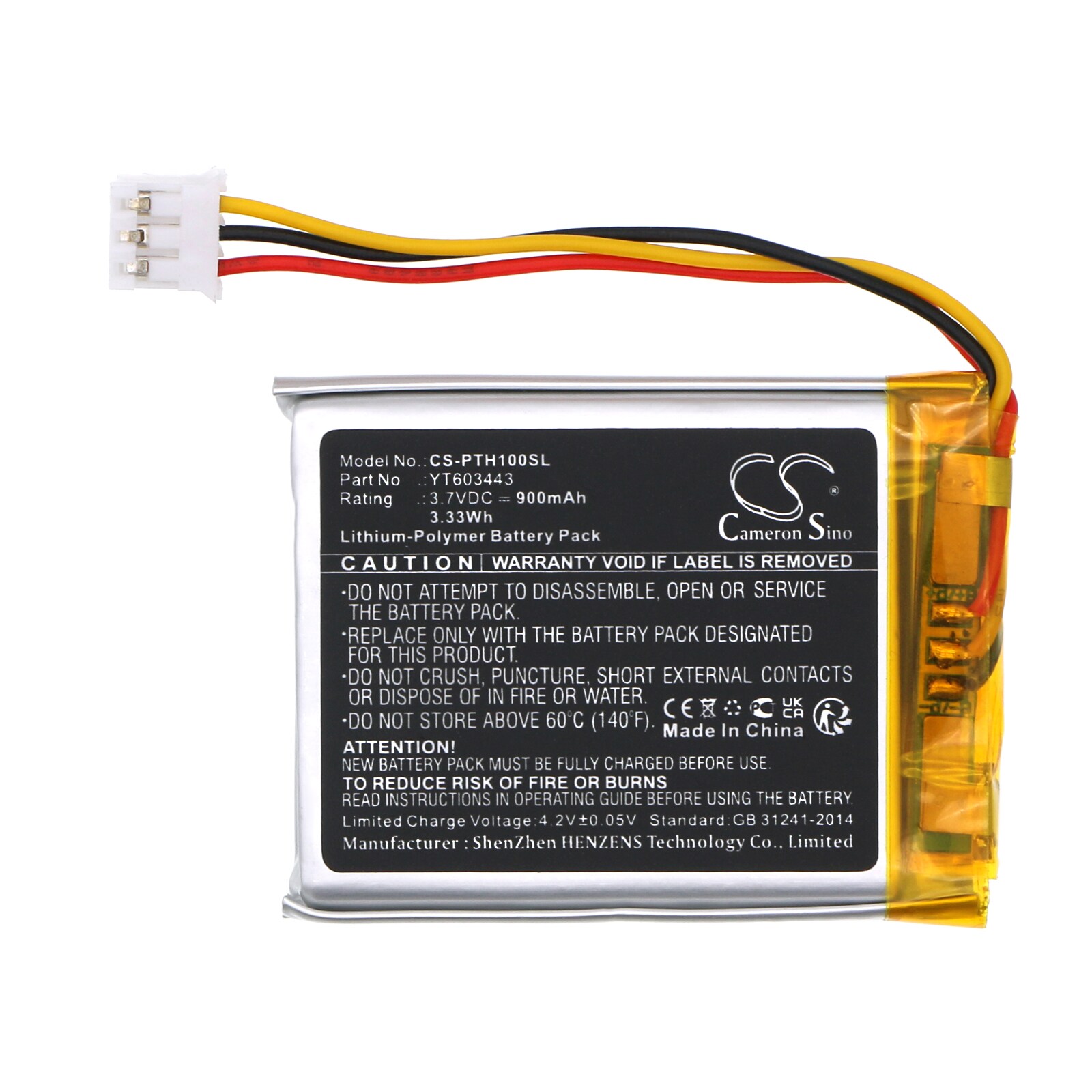 Batteri till Högtalare för Peterson SP-1, StroboPLUS HD