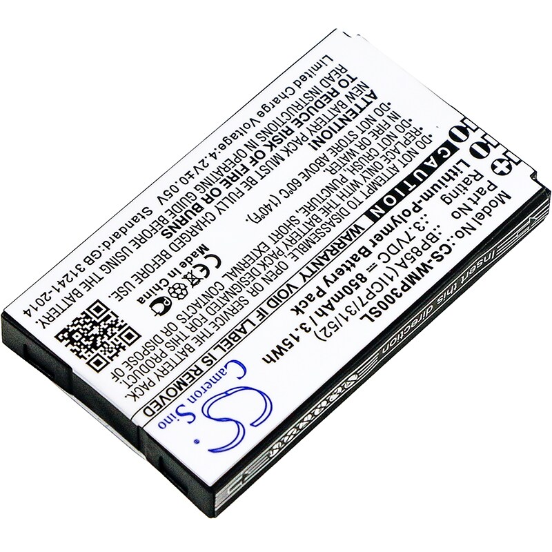 Batteri till Navigator, GPS för WM Systems WMP 300, WMP-300
