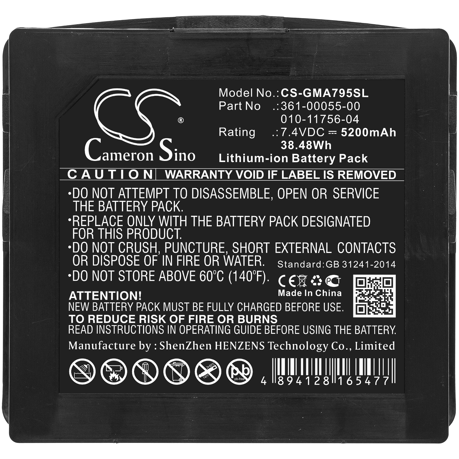Batteri till Navigator, GPS för Garmin Aera 795, Aera 796