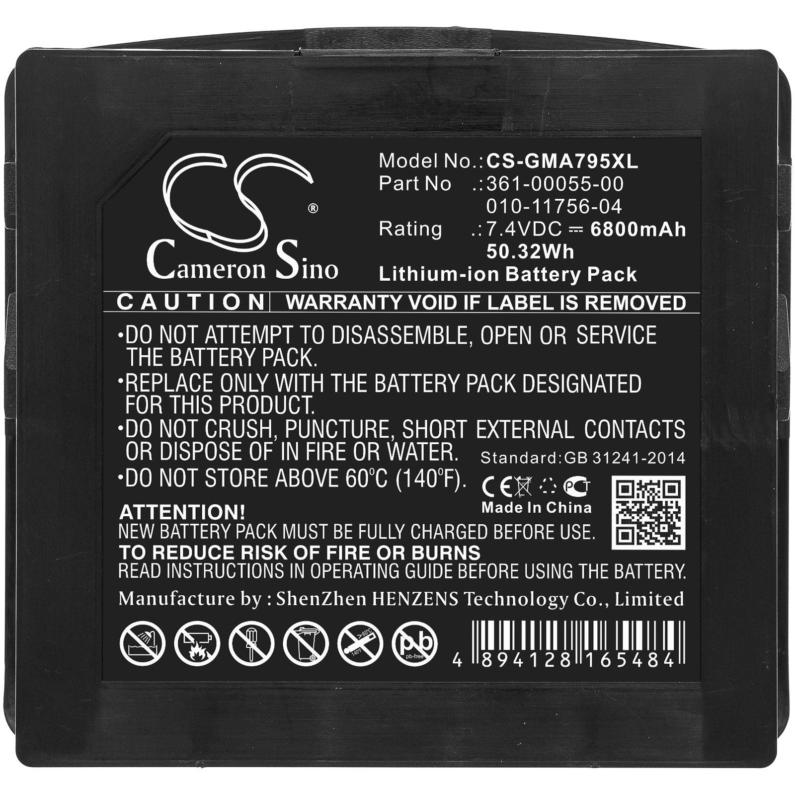 Batteri till Navigator, GPS för Garmin Aera 795, Aera 796