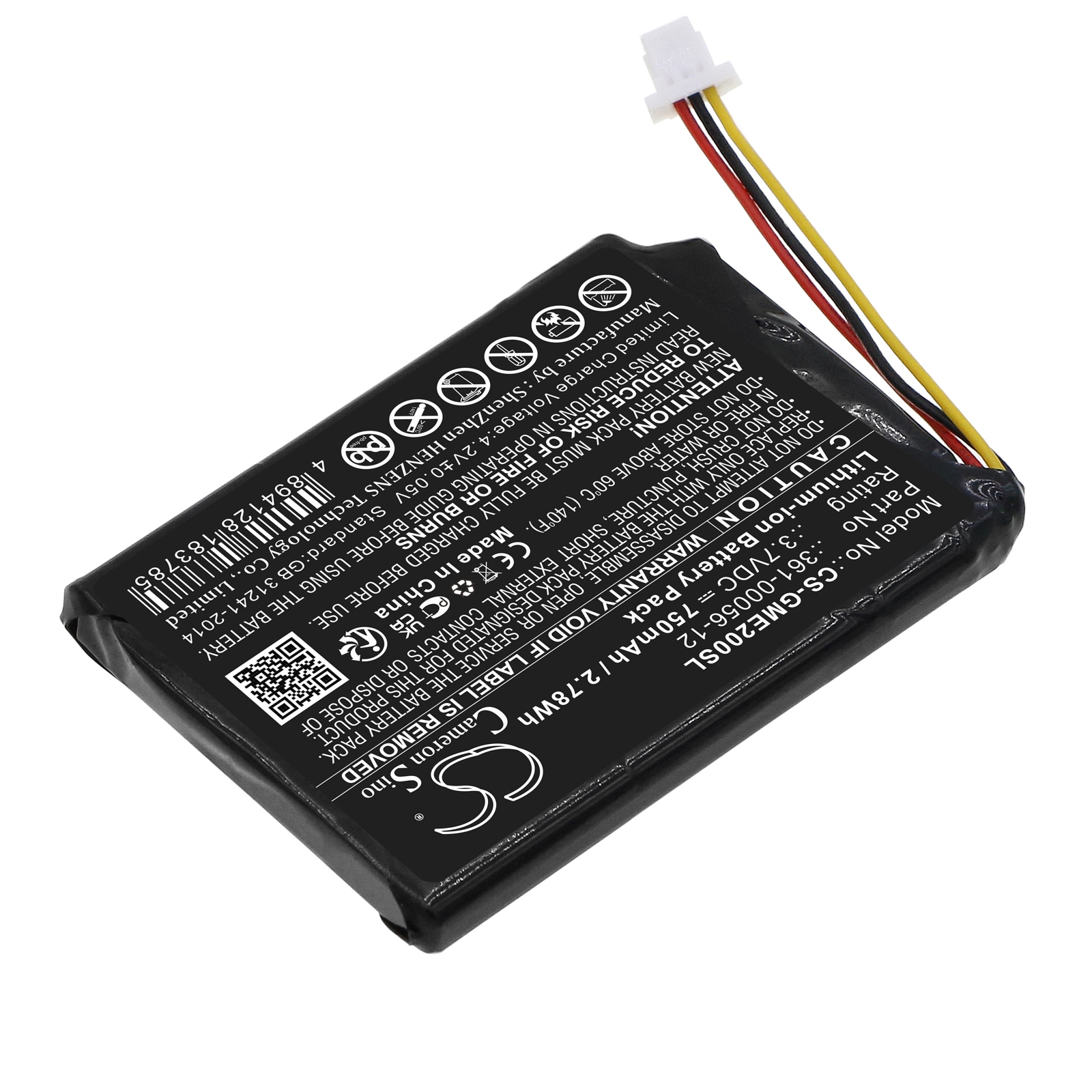 Batteri till Navigator, GPS för Garmin EDGE Explore 2, Dezl OTR700