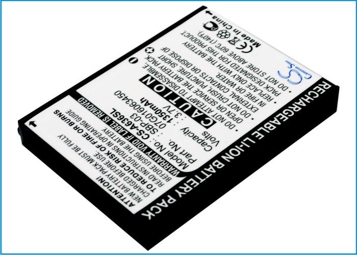 Batteri till Navigator, GPS för Asus Mypal A630, Mypal A632, Mypal A632N m.fl.