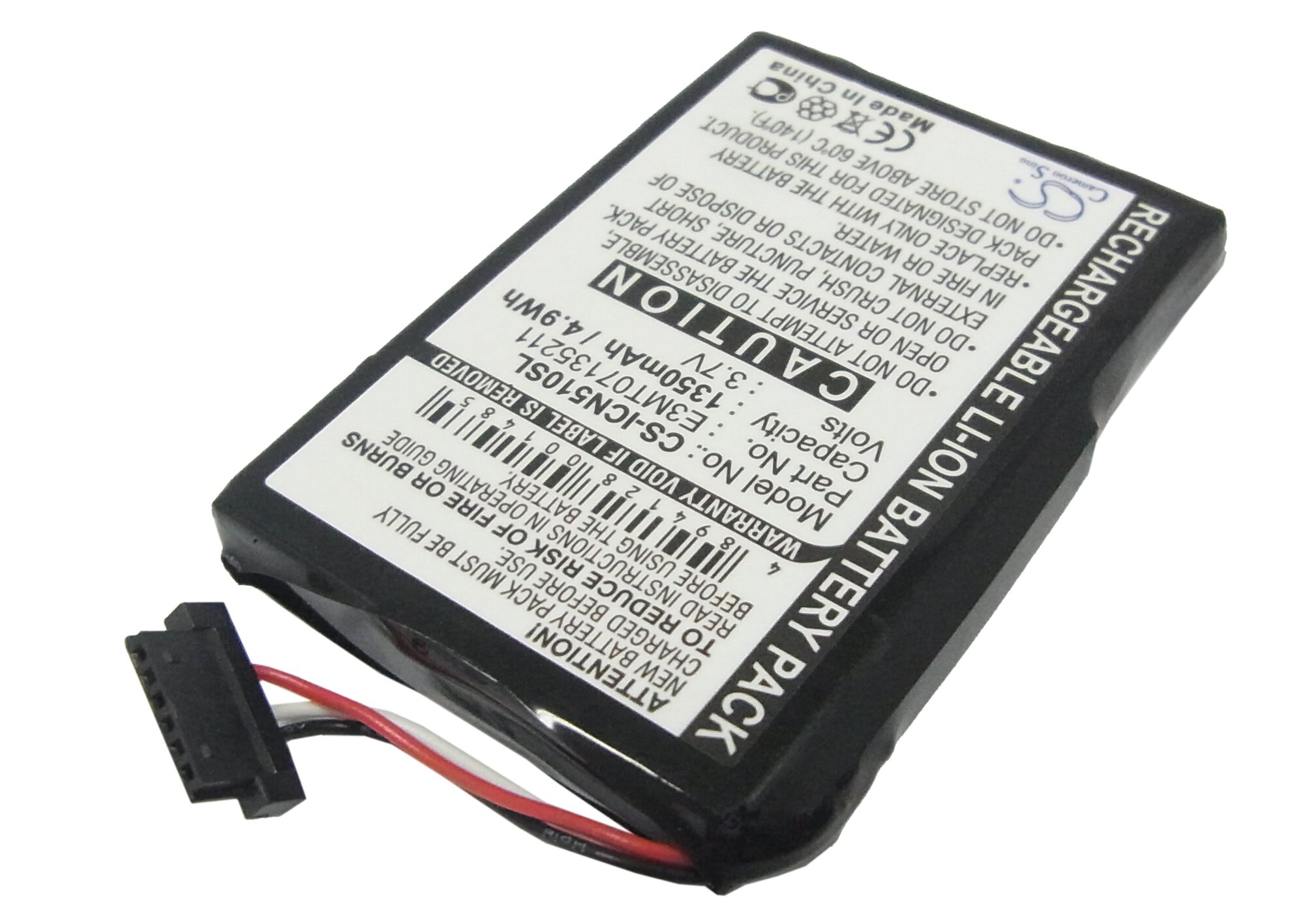 Batteri till Navigator, GPS för Navman iCN 510, iCN 520, iCN 530 m.fl.