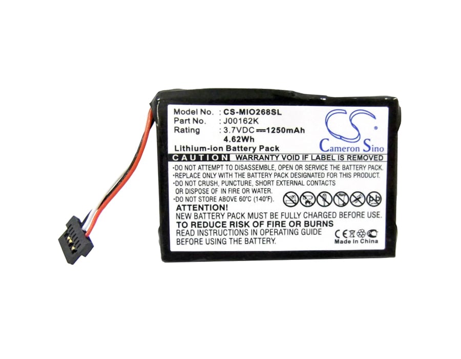 Batteri till Navigator, GPS för Mitac Mio 138, Mio 268, Mio 268 Plus m.fl.