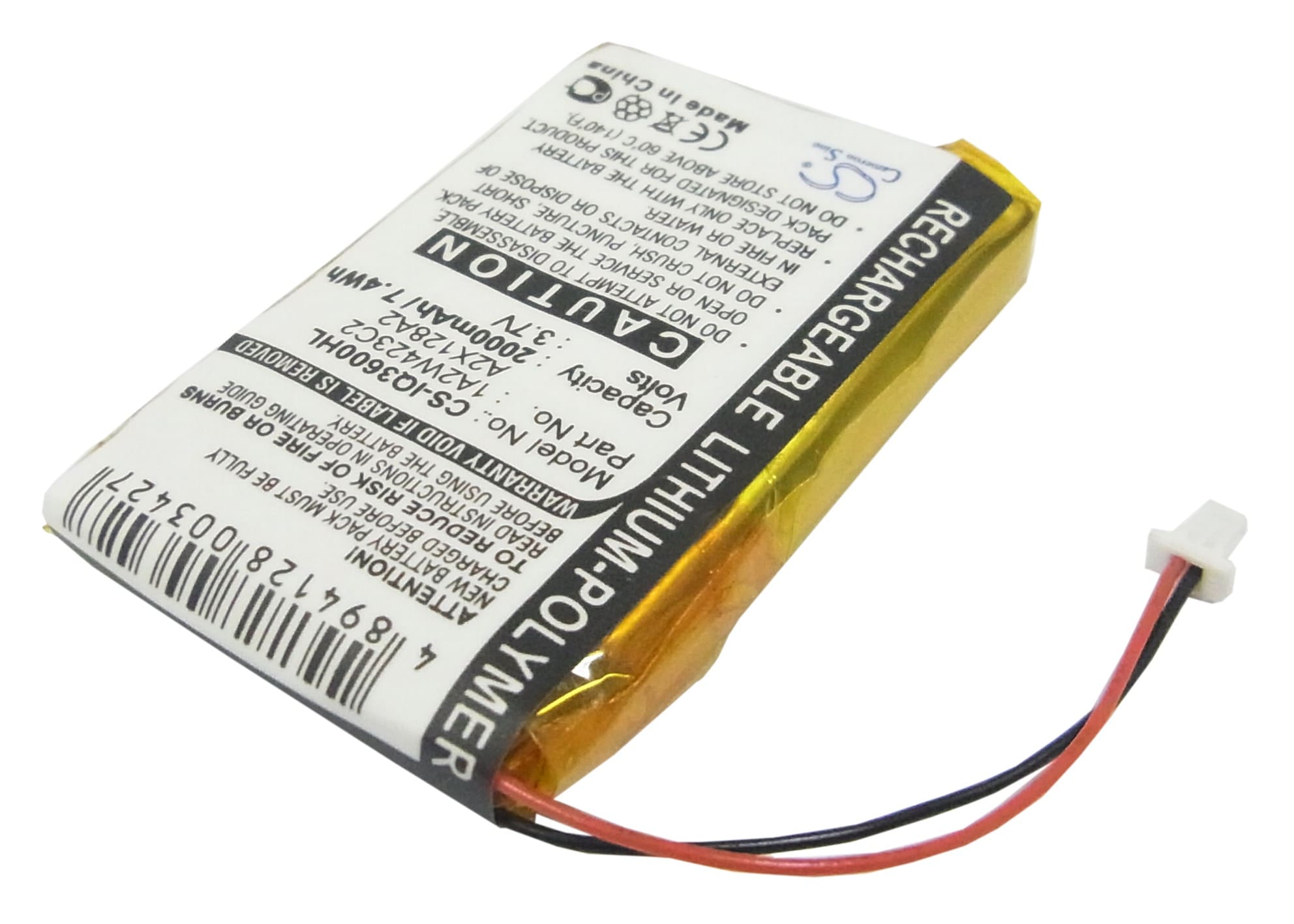 Batteri till Navigator, GPS för Garmin iQue 3200, iQue 3600, iQue 3600a