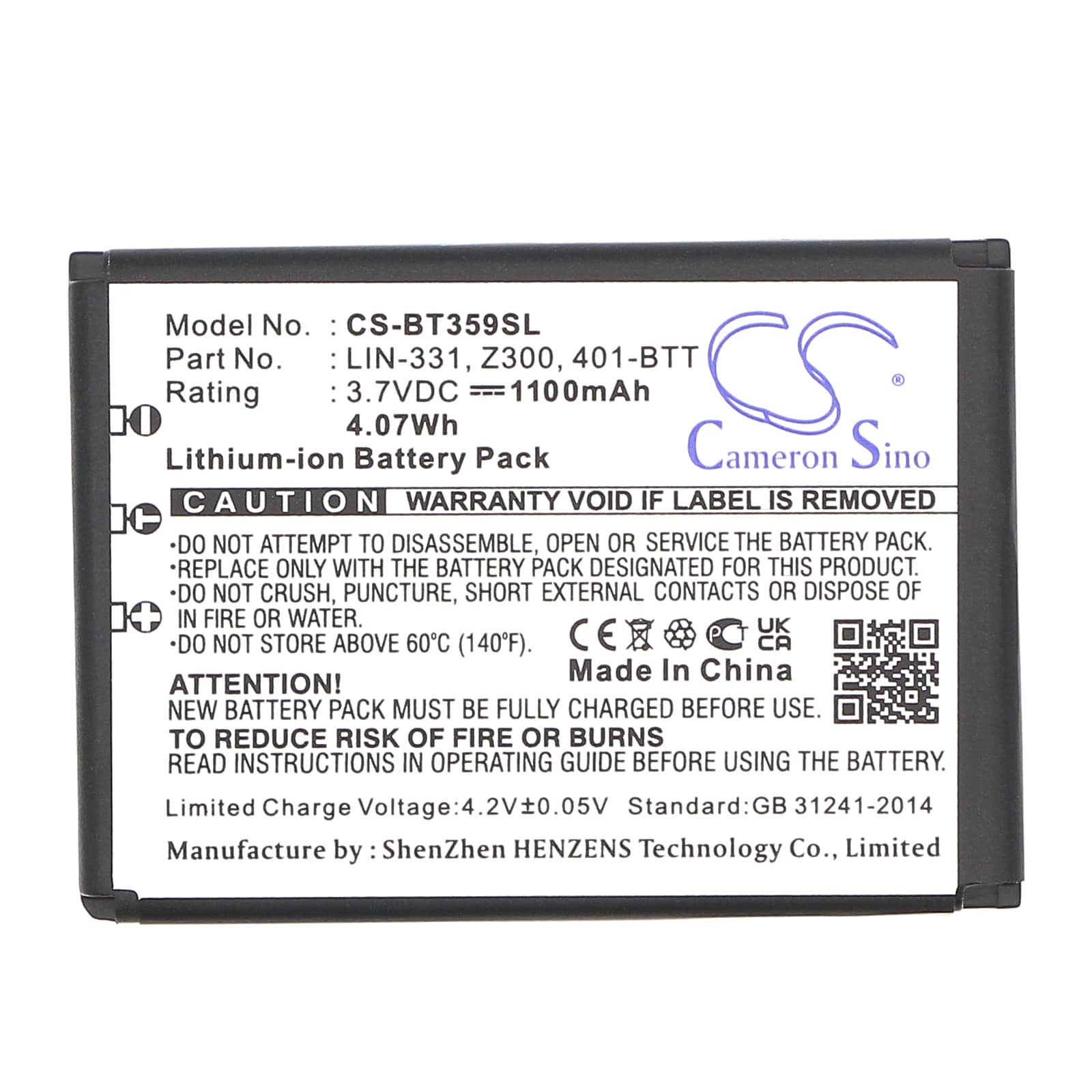 Batteri till Navigator, GPS för Globalsat BT-359, BT-359W, TR-101 m.fl.