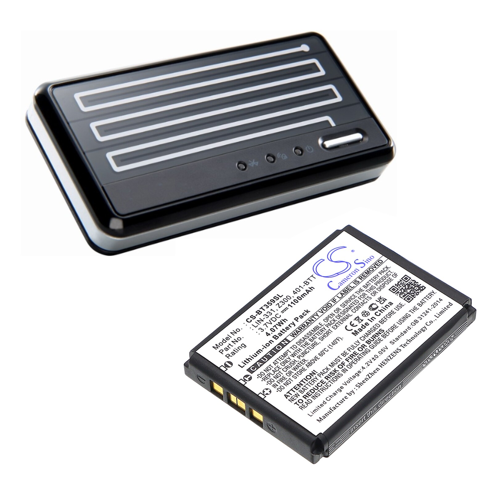 Batteri till Navigator, GPS för Globalsat BT-359, BT-359W, TR-101 m.fl.