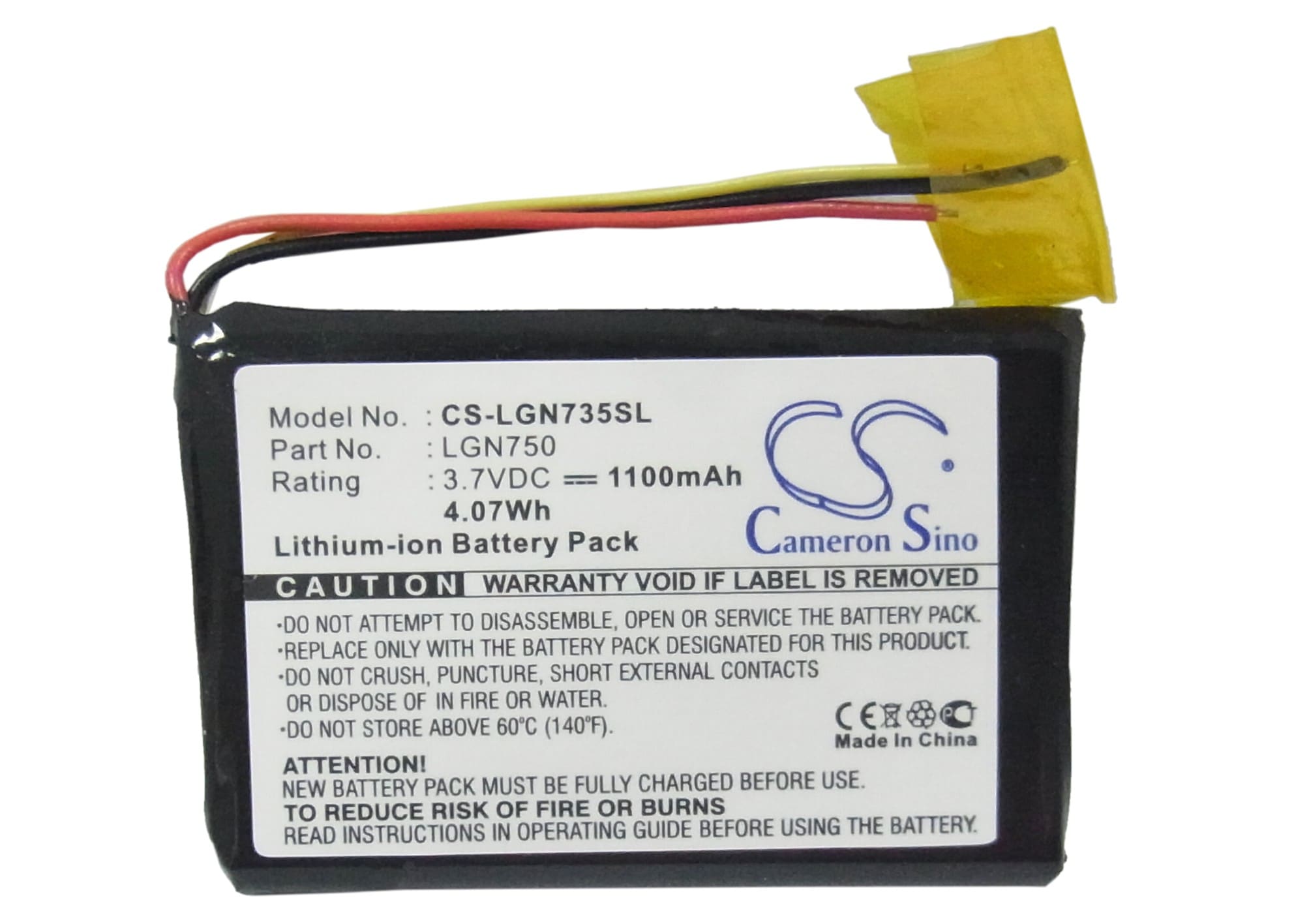 Batteri till Navigator, GPS för LG LN700, LN704, LN705 m.fl.