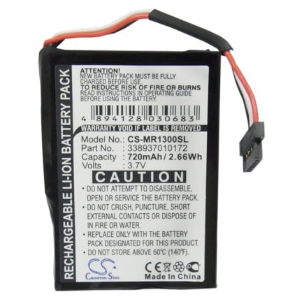 Batteri till Navigator, GPS för Magellan RoadMate 1300, RoadMate 1340