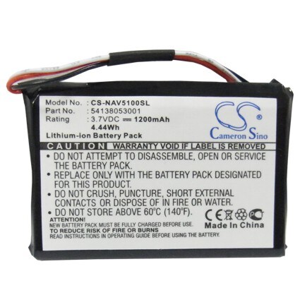 Batteri till Navigator, GPS för Navigon 5100, 5100 MAX