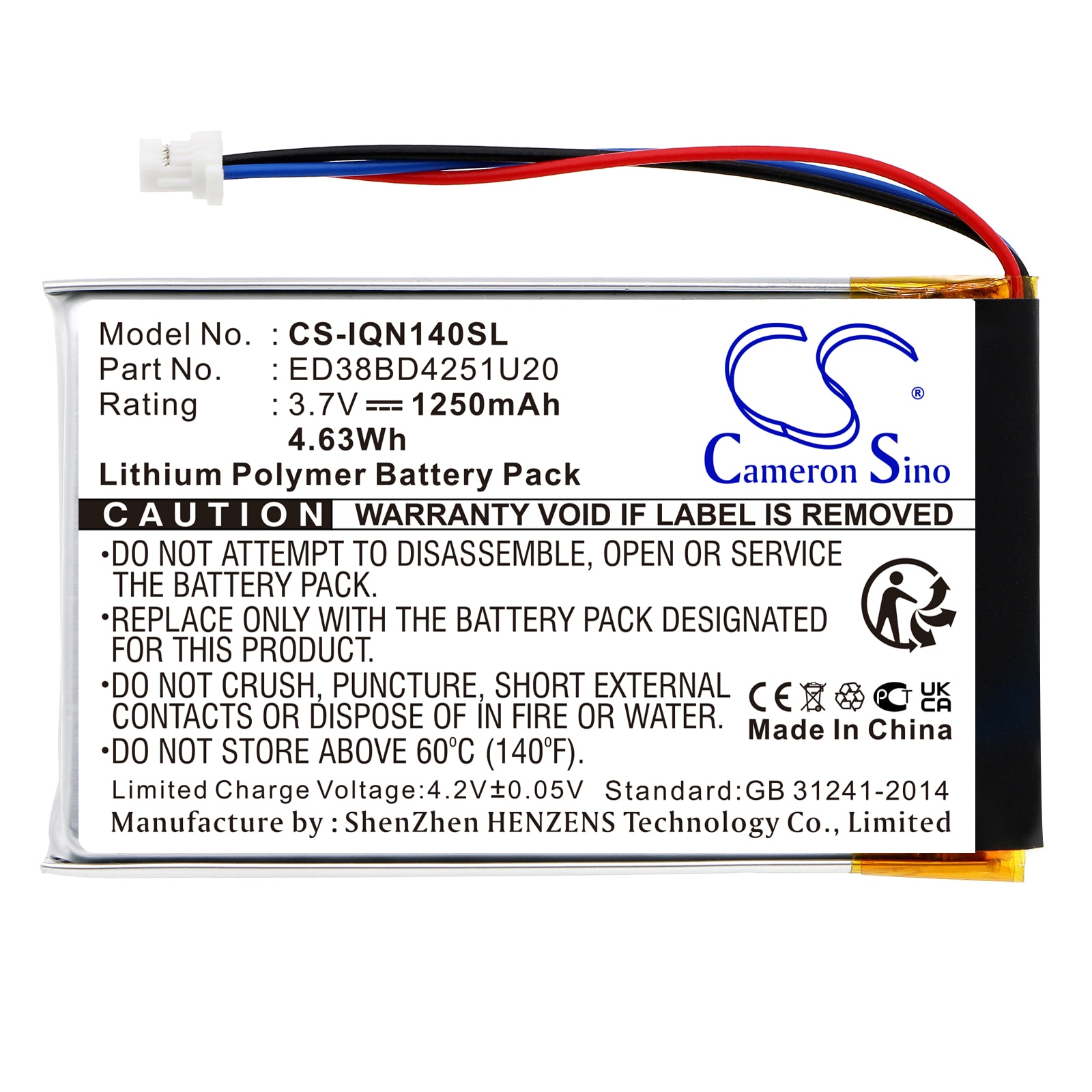 Batteri till Navigator, GPS för Garmin Nuvi 1400, Nuvi 1490T, Nuvi 1450 m.fl.