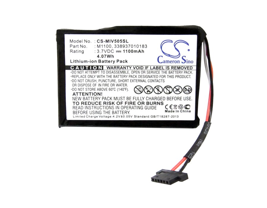 Batteri till Navigator, GPS för Mitac Mio Spirit V505 TV, Mio Spirit V735 TV
