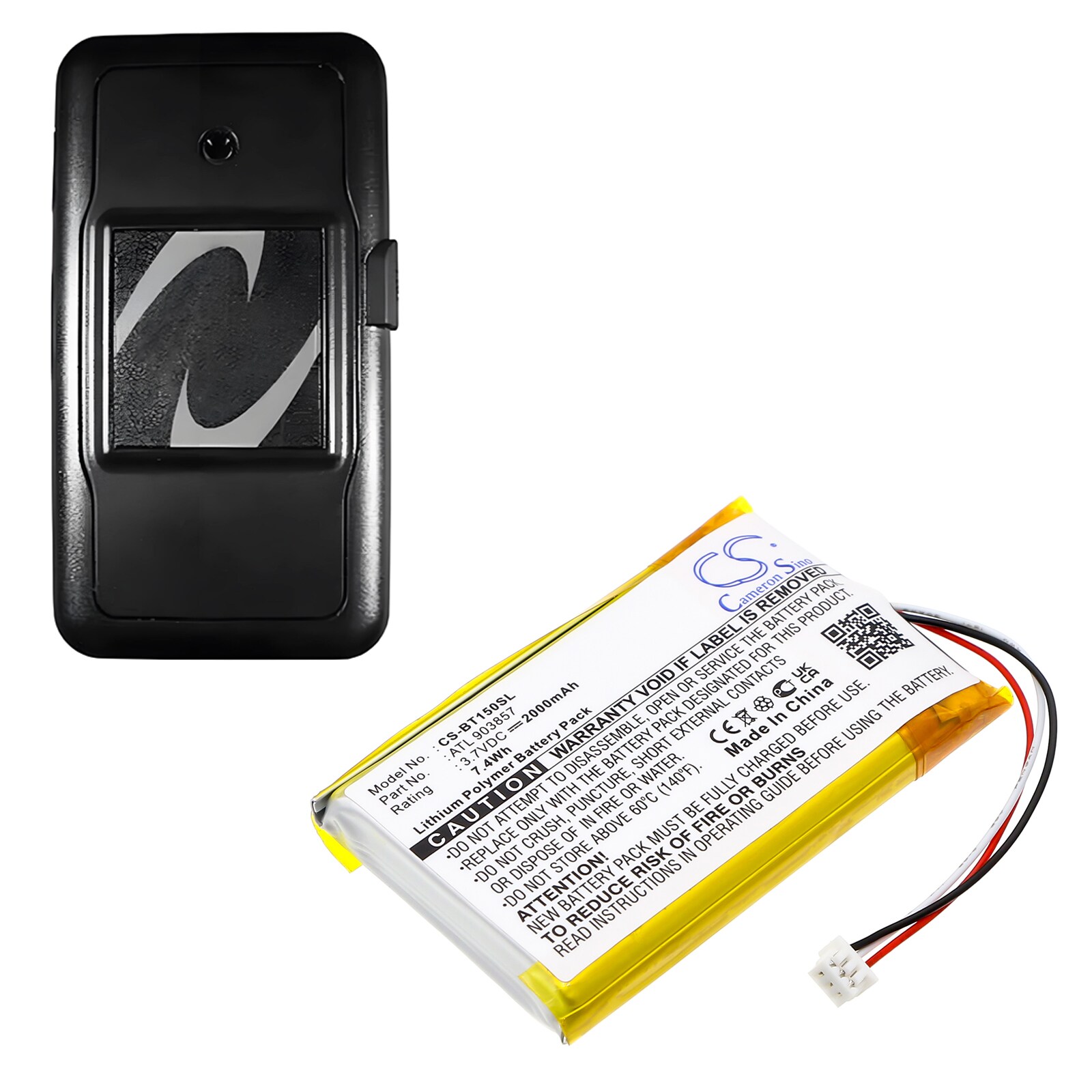 Batteri till Navigator, GPS för Globalstar TR-150, TR-151, Telenav TR-150 m.fl.