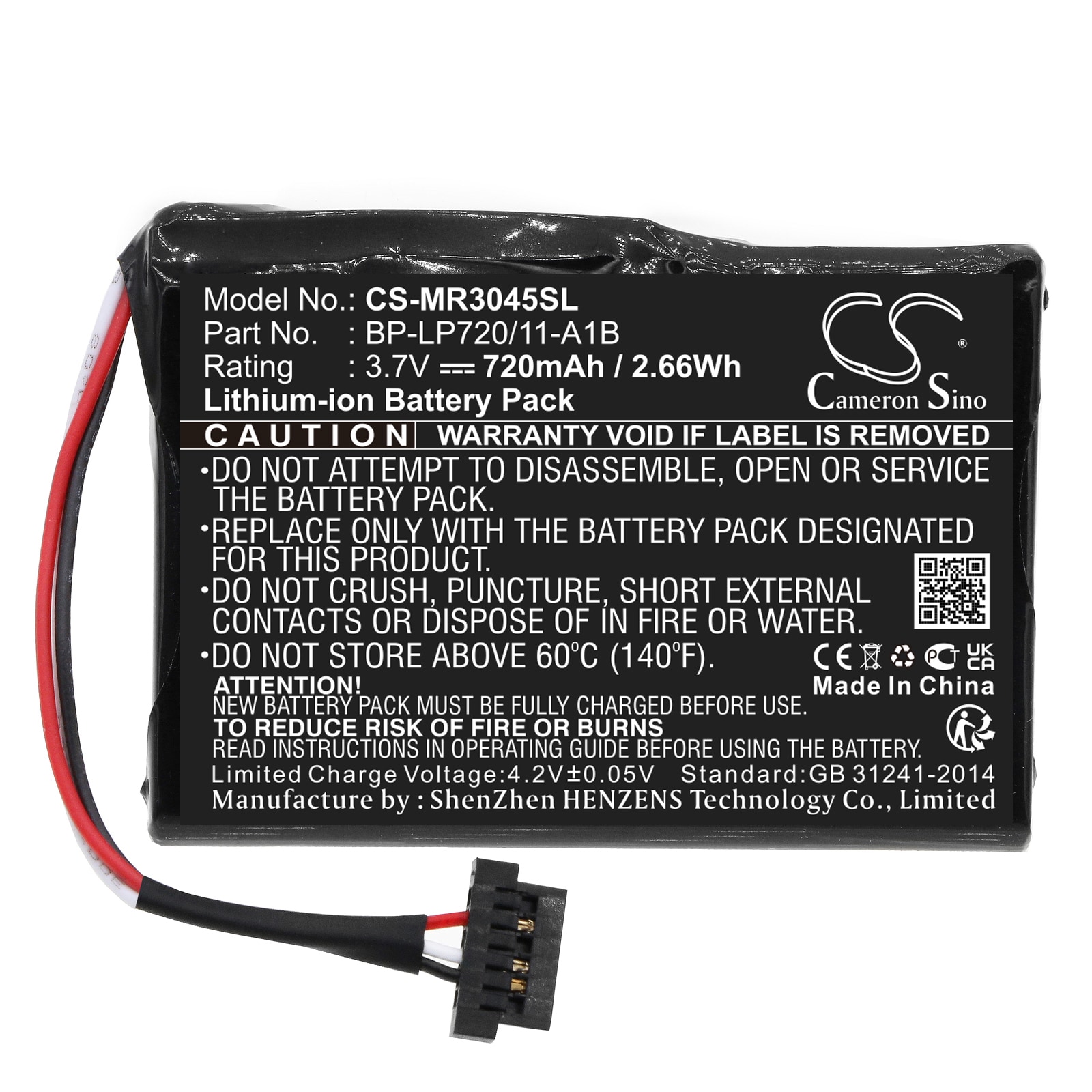 Batteri till Navigator, GPS för Magellan RoadMate 3045, RoadMate 3045-LM