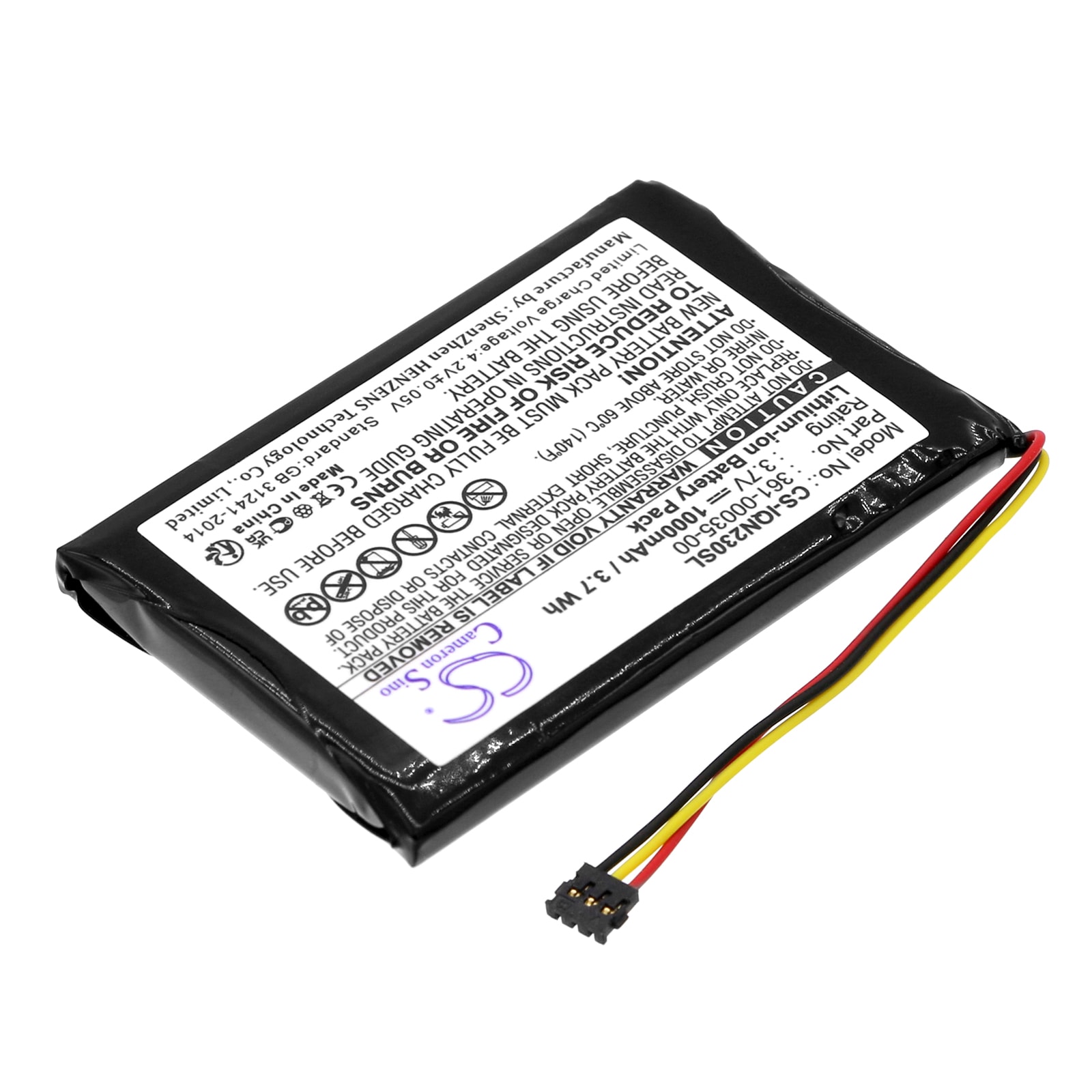 Batteri till Navigator, GPS för Garmin Nuvi 2300, Nuvi 2300LM, Nuvi 2350LT m.fl.