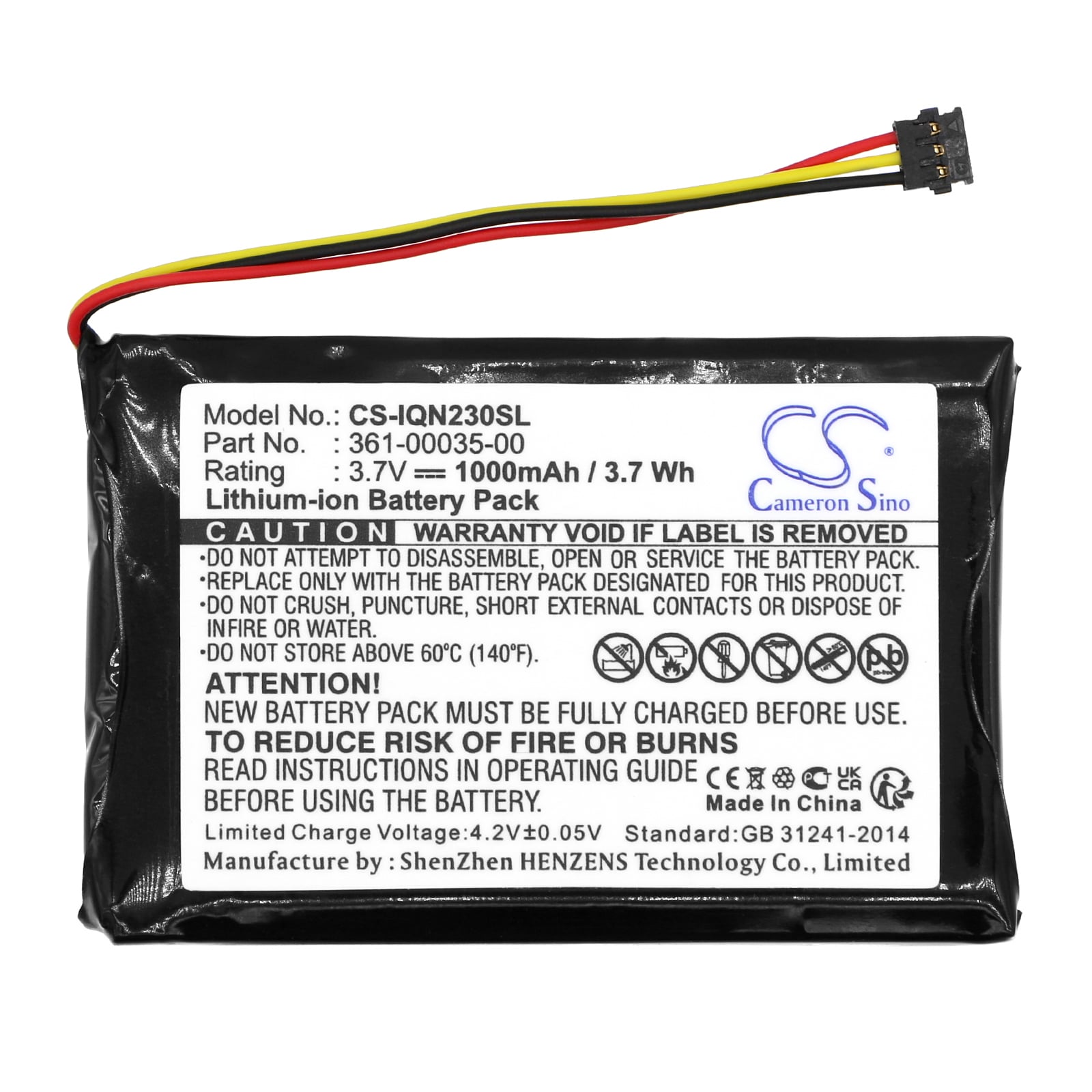 Batteri till Navigator, GPS för Garmin Nuvi 2300, Nuvi 2300LM, Nuvi 2350LT m.fl.