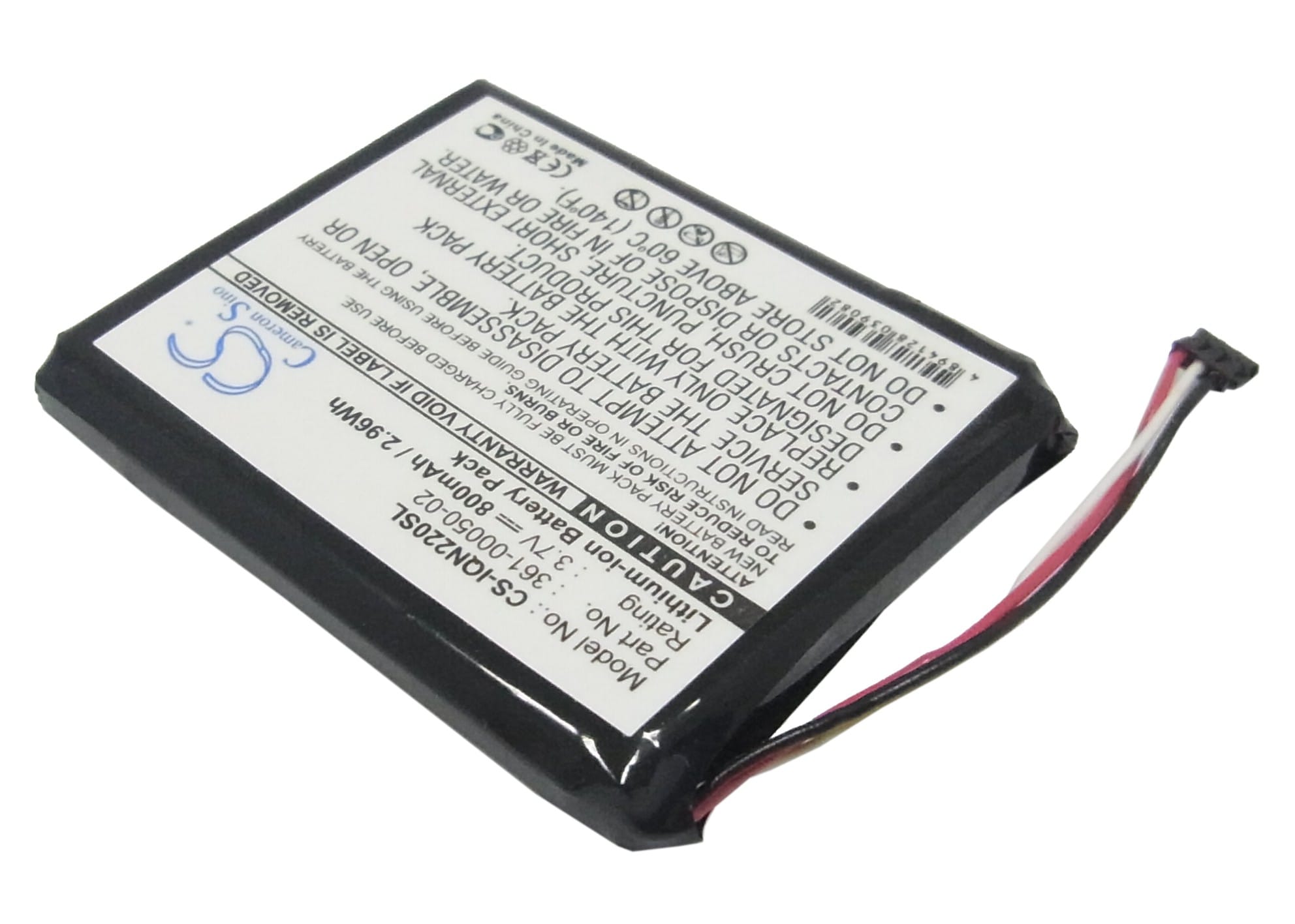 Batteri till Navigator, GPS för Garmin Nuvi 2200, Nuvi 2200LT, Nuvi 2240 m.fl.