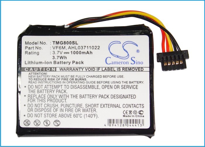 Batteri till Navigator, GPS för TomTom Go 820, Go Live 820, G0 825 m.fl.
