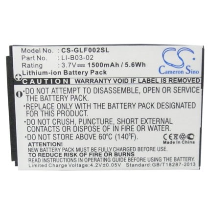 Batteri till Navigator, GPS för Golf Buddy World Platinum, Platinum m.fl.