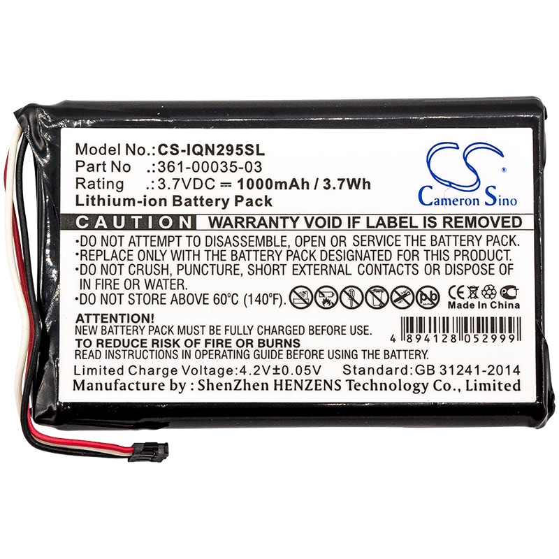 Batteri till Navigator, GPS för Garmin Nuvi 2555LMT, Nuvi 2555LT, Nuvi 2495LMT m.fl.