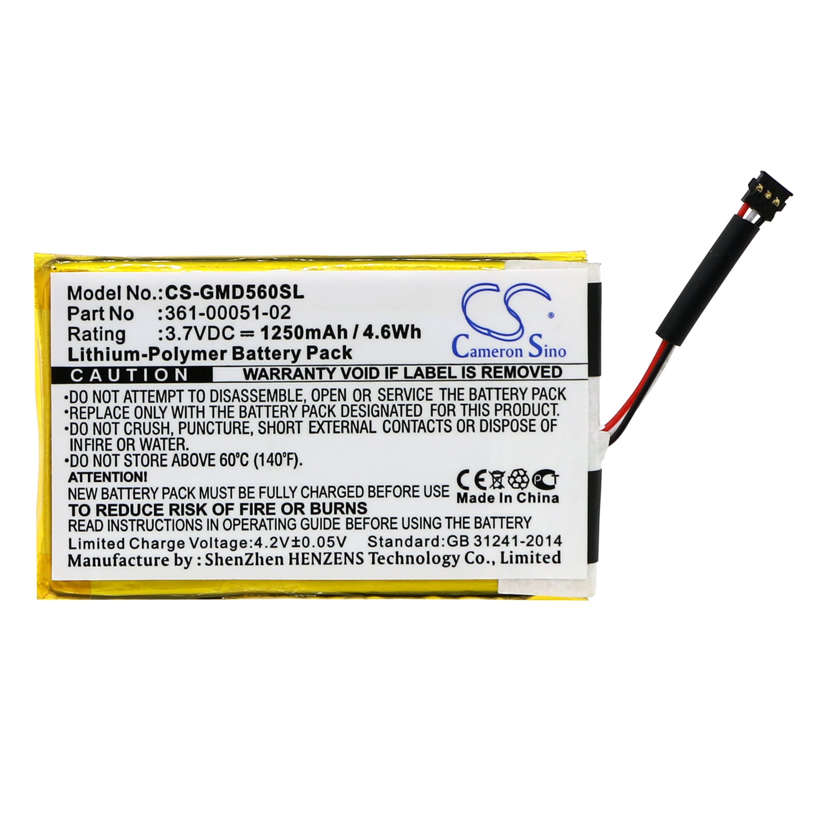 Batteri till Navigator, GPS för Garmin Dezl 560LMT, Dezl 560LT, Dezl 650LM m.fl.
