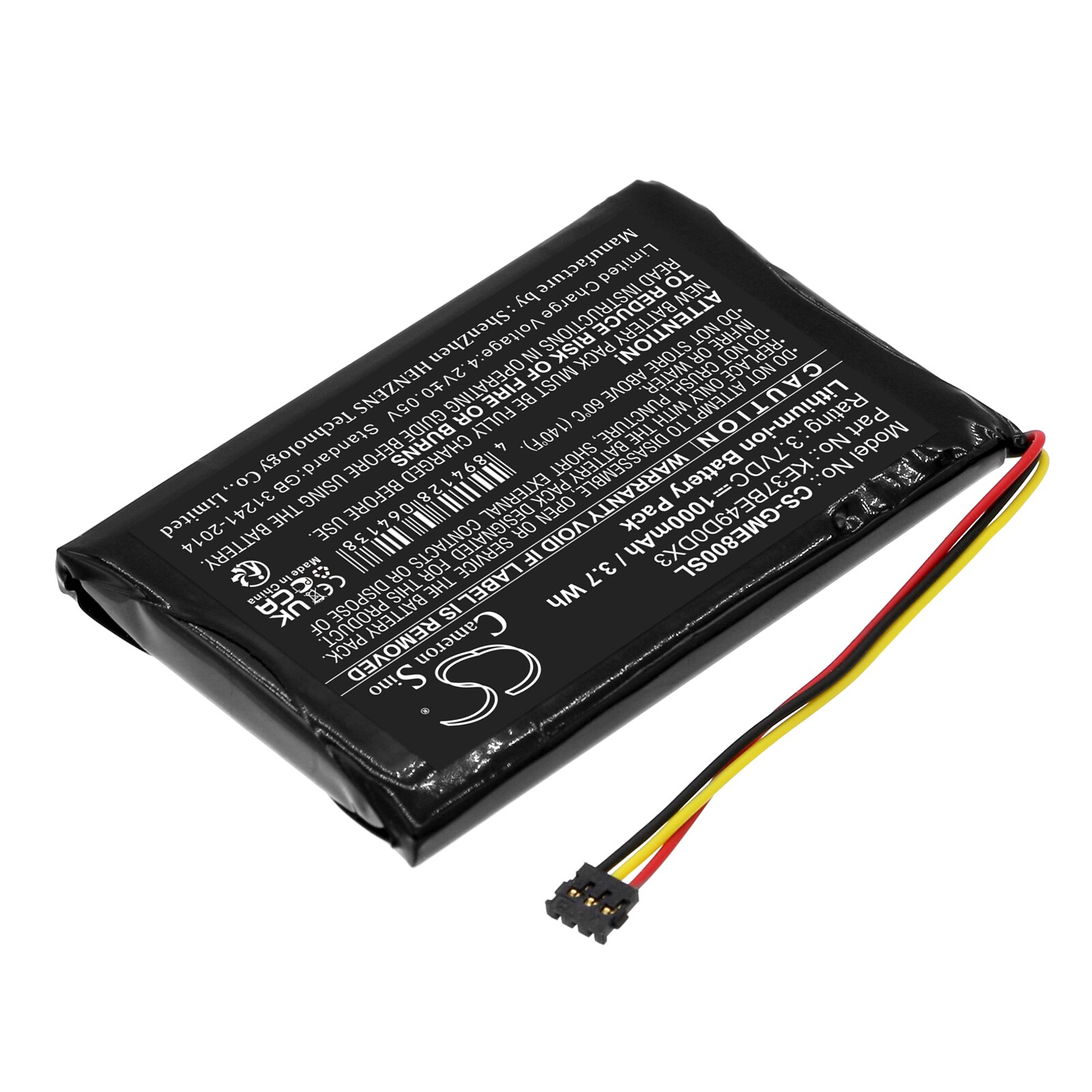 Batteri till Navigator, GPS för Garmin Edge 800, Edge 810