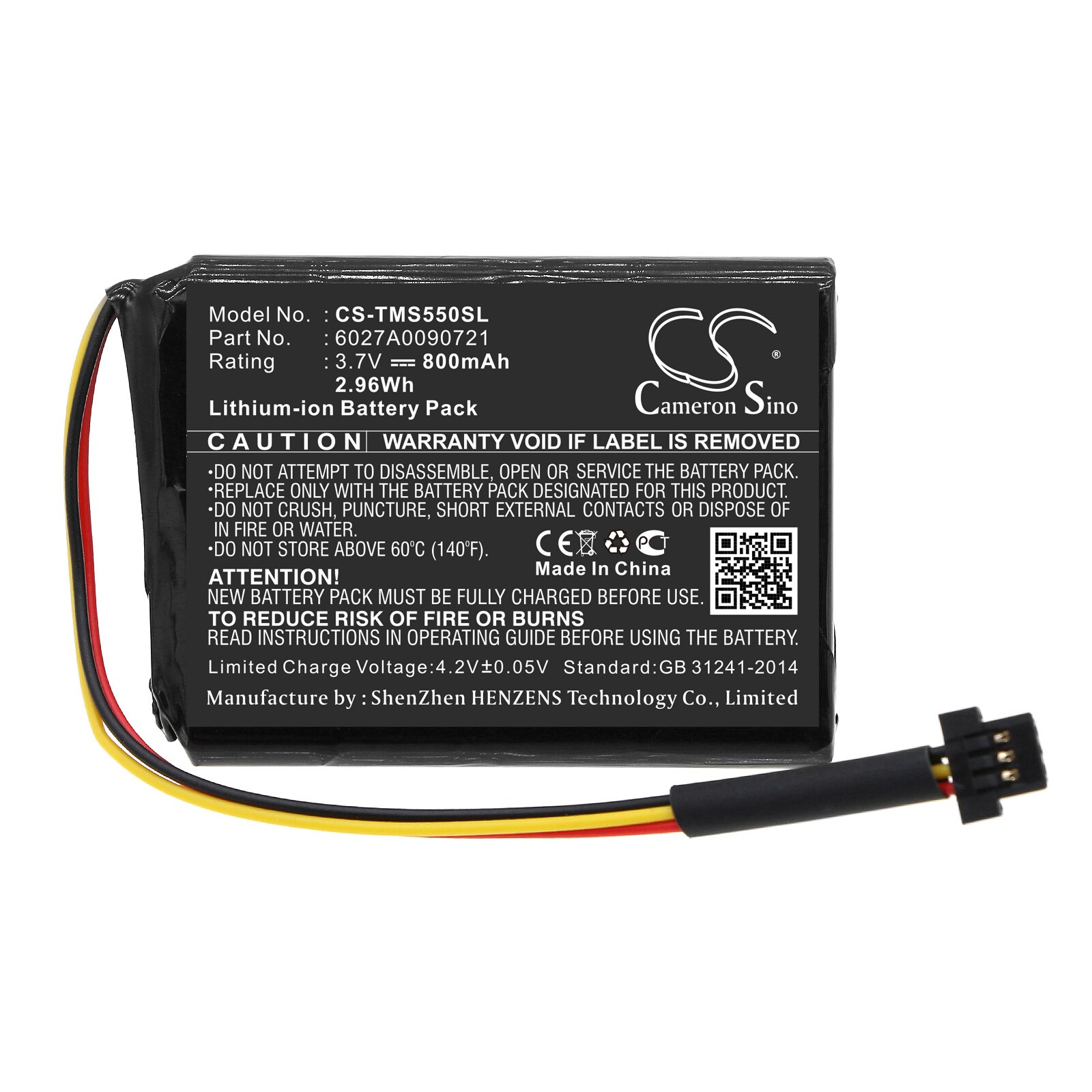 Batteri till Navigator, GPS för TomTom Start 45, Start 45M, Start 55 m.fl.