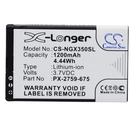 Batteri till Navigator, GPS för Navgear Motorradnavi SLX-350, TourMate SLX-350