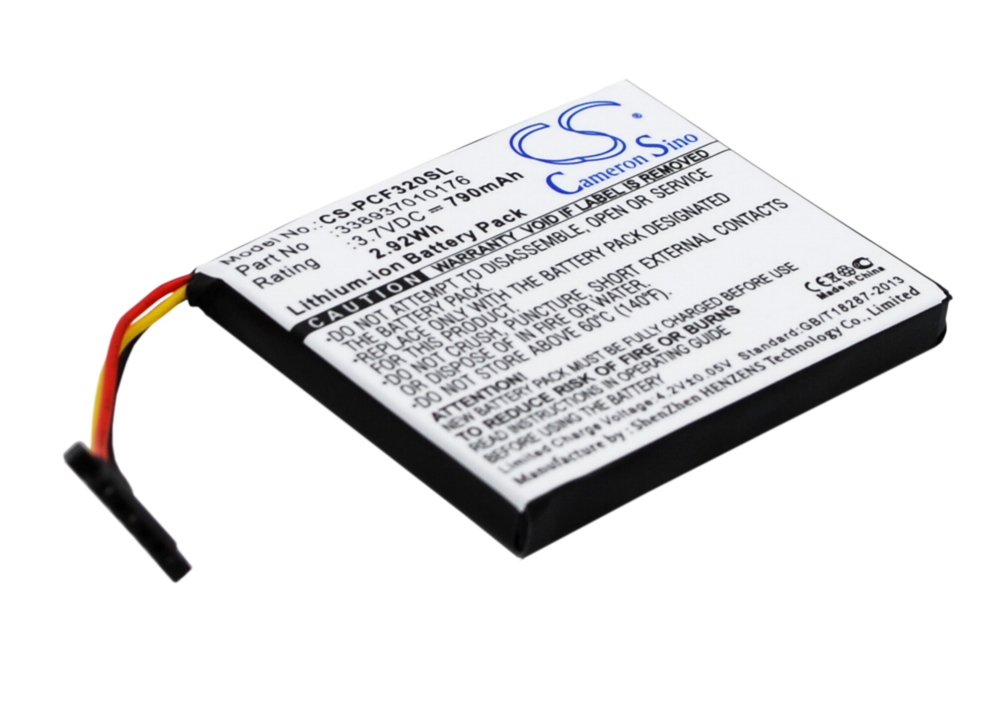 Batteri till Navigator, GPS för Pioneer AVIC-F320BT, AVIC-F310BT, AVIC-F AVIC-U m.fl.