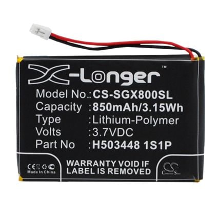 Batteri till Navigator, GPS för SkyGolf SkyCaddie Aire, X8F, SkyCaddie Aire II m.fl.