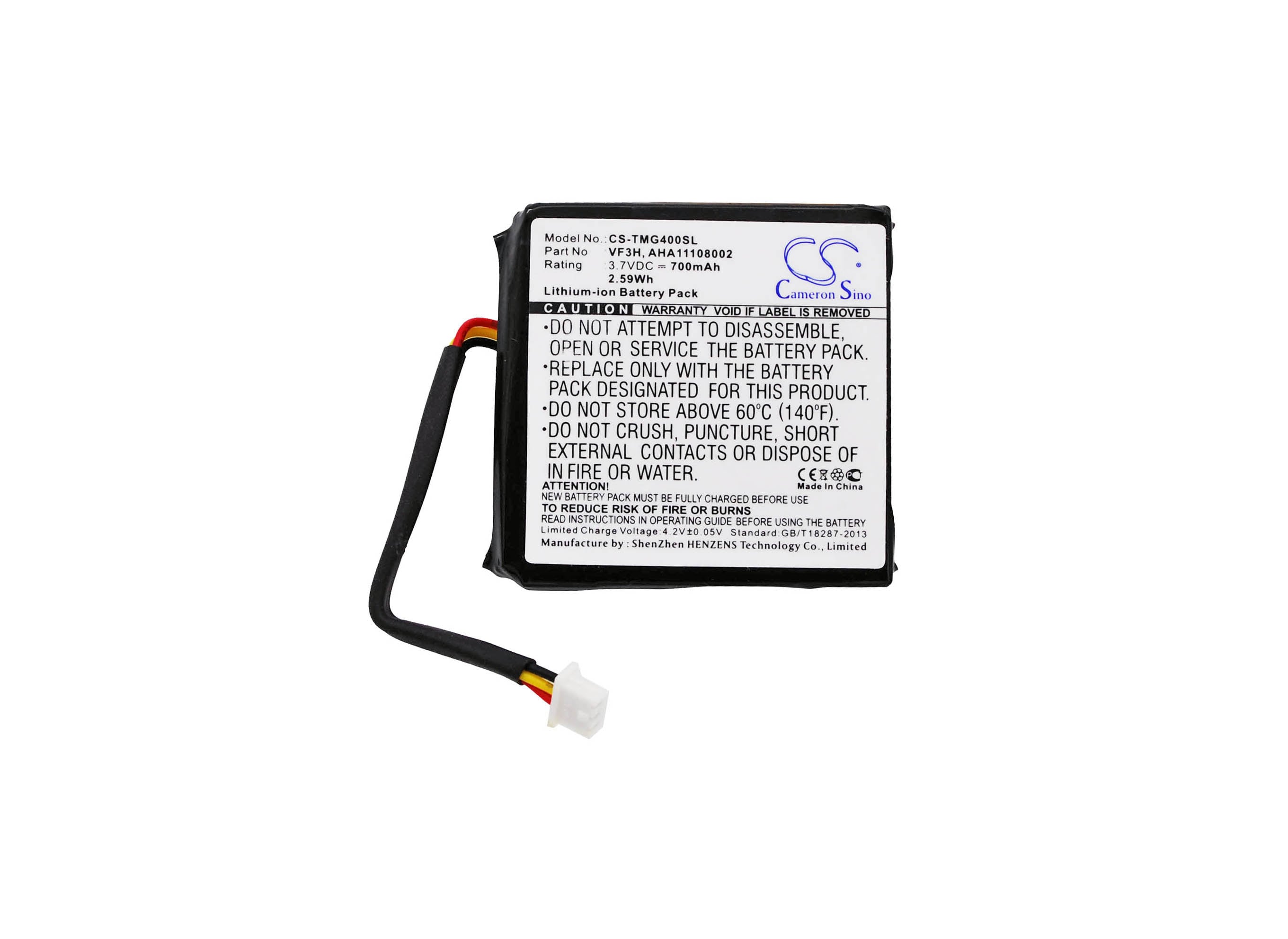 Batteri till Navigator, GPS för TomTom Go 400 4.3", Go 400 Touch, Via 110 Europe