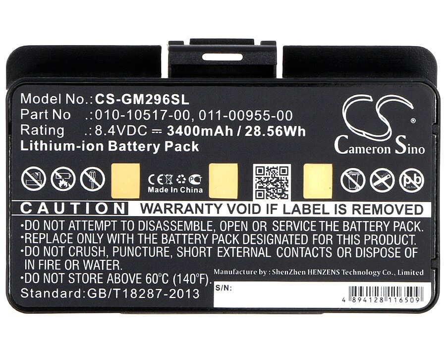 Batteri till Navigator, GPS för Garmin GPSMAP 276, GPSMAP 276c, GPSMAP 296 m.fl.