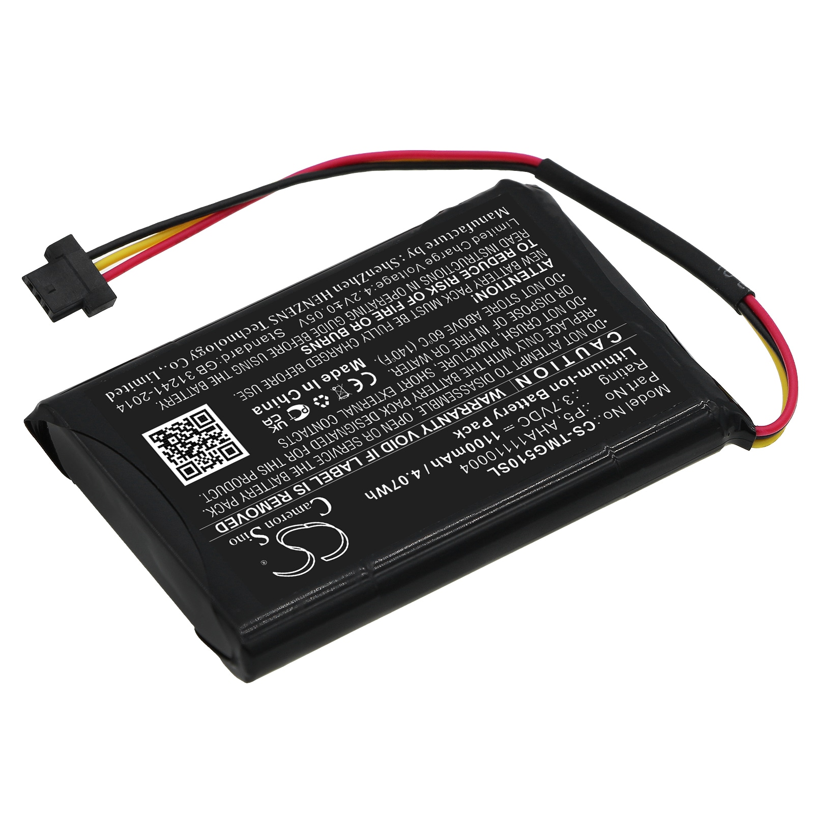 Batteri till Navigator, GPS för TomTom Go 510, 4FA50, Go 520 m.fl.