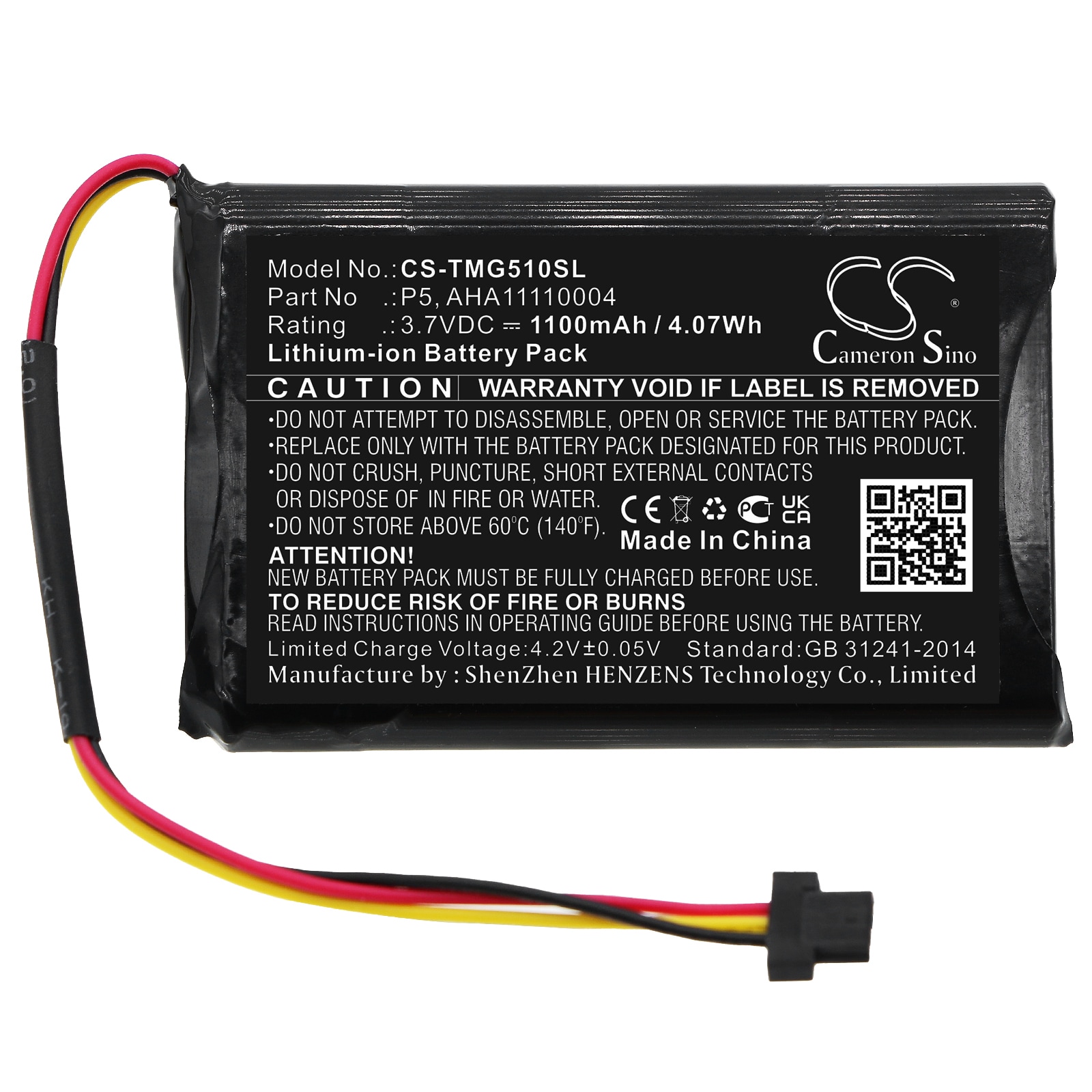 Batteri till Navigator, GPS för TomTom Go 510, 4FA50, Go 520 m.fl.