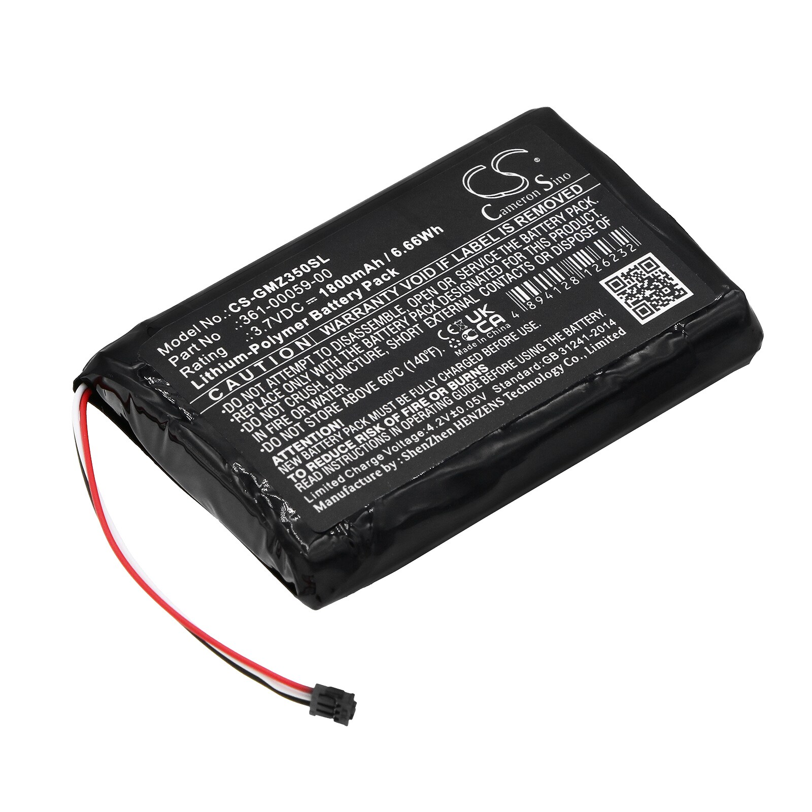 Batteri till Navigator, GPS för Garmin ZUMO 350LM, ZUMO 390LM, ZUMO 340LM